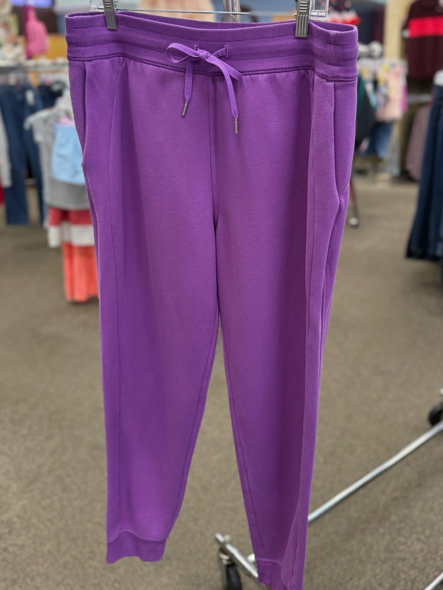 Pre-owned Lululemon Purple Size: 14 Designer Sweatpants