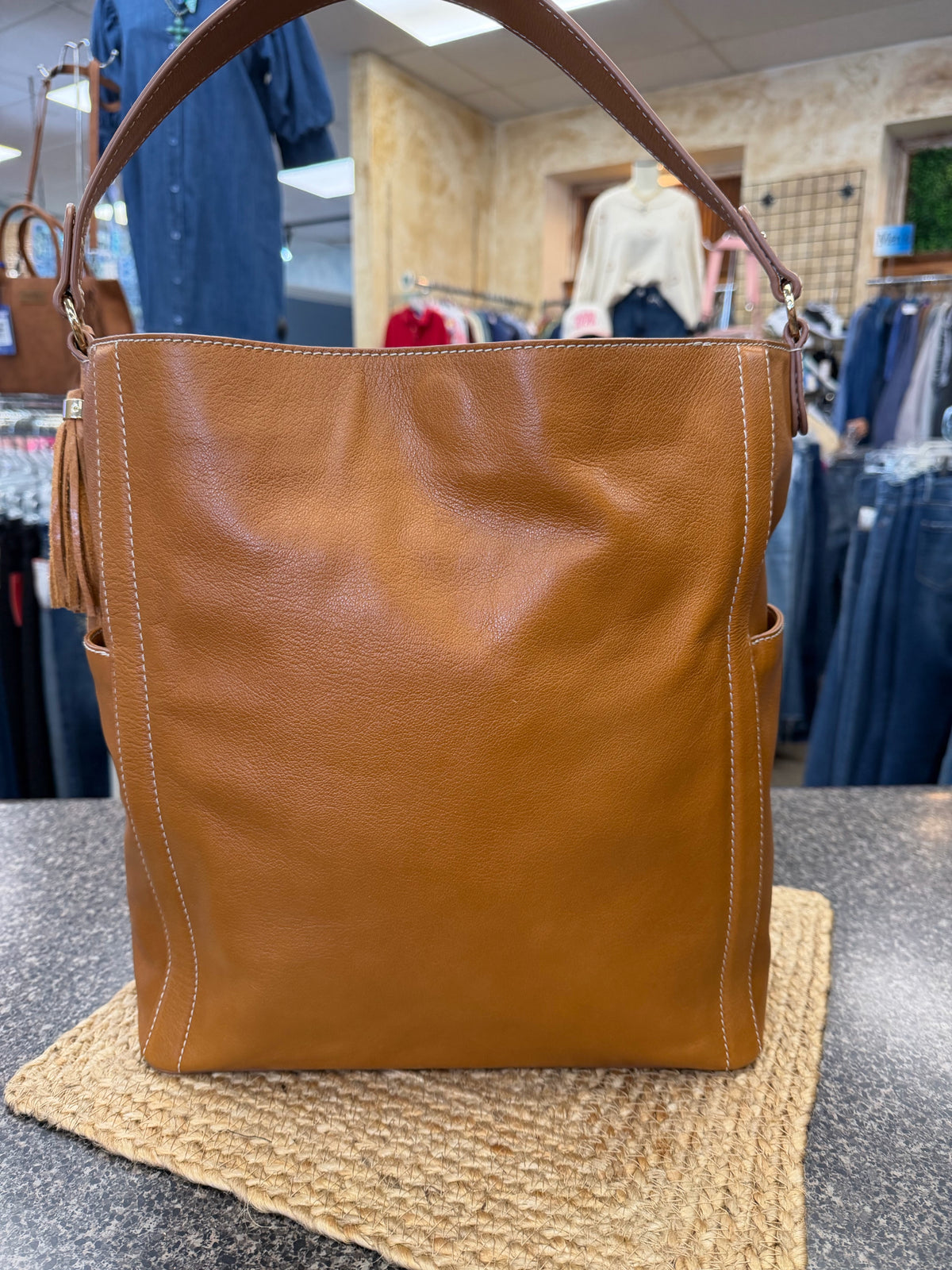 Pre-owned BRAHMIN Brown Shoulder Designer Purse