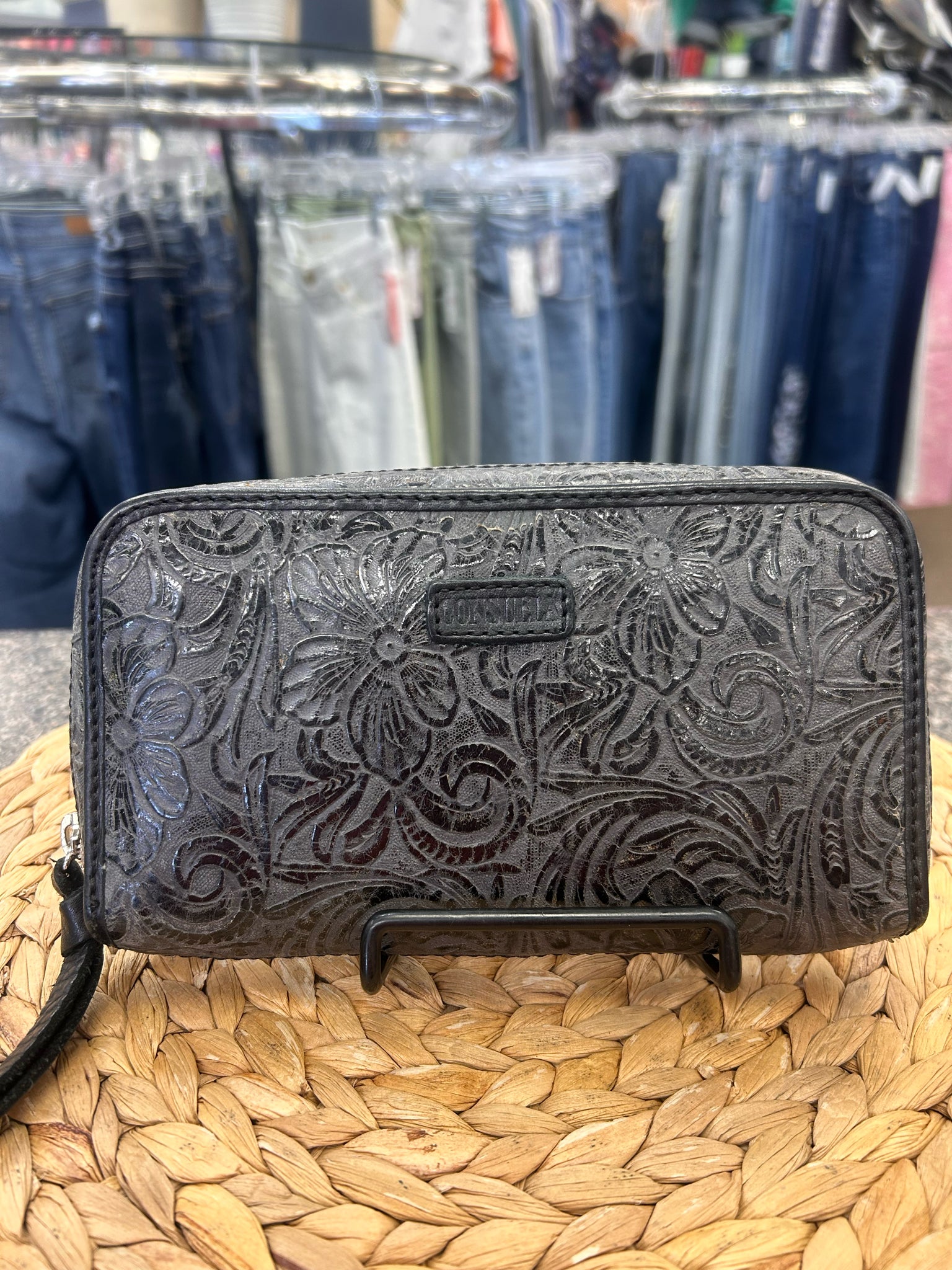 Pre-owned CONSUELA Black WALLET SIZE M Designer Wallet