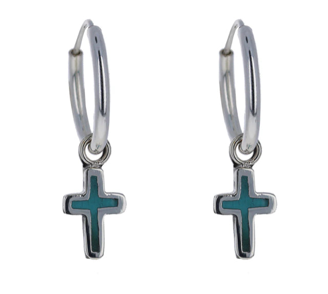 New STERLING SILVER Turquoise Earring