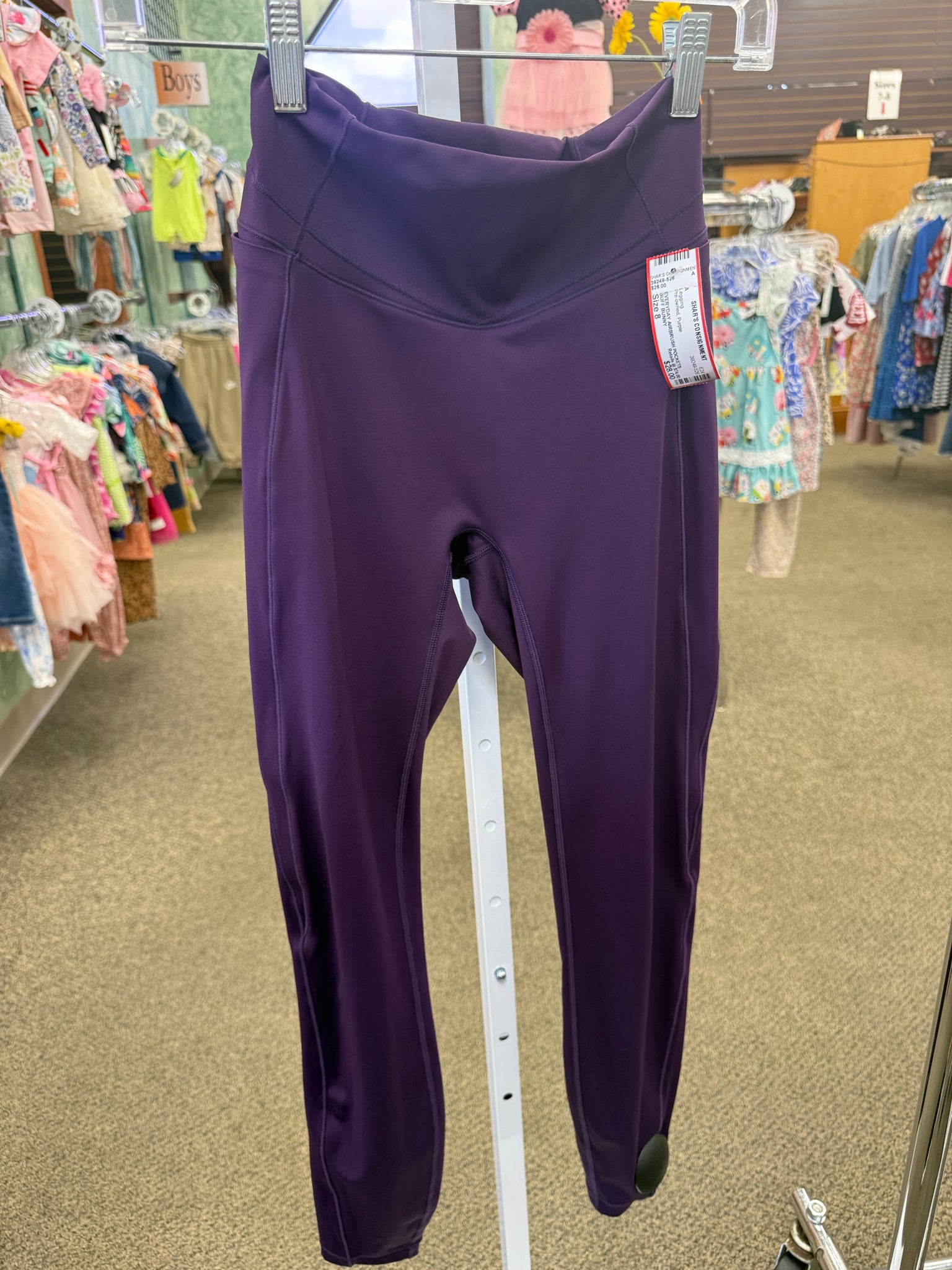Pre-owned BUFF BUNNY Purple # SIZE 8 Legging
