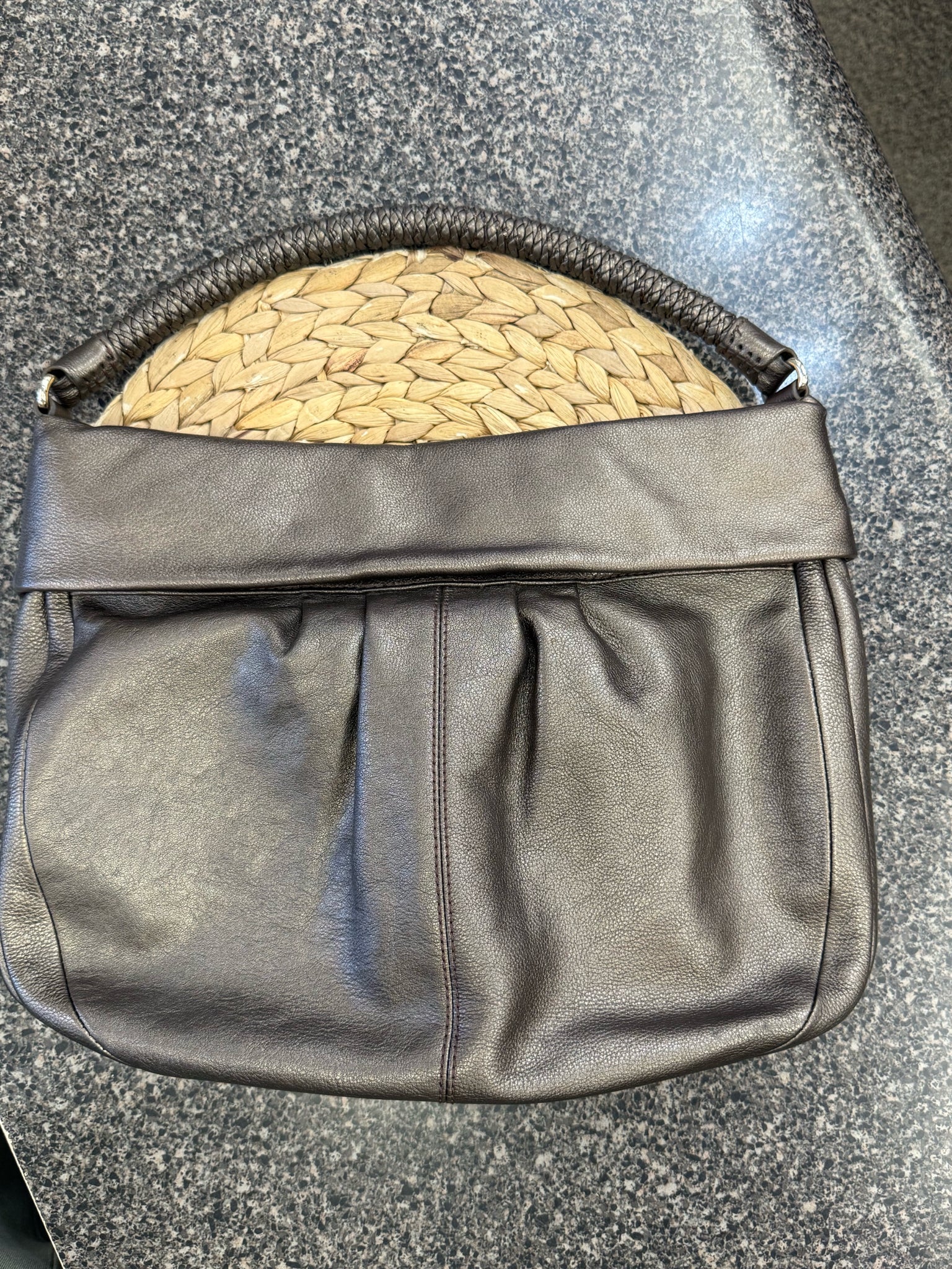 Pre-owned BRIGHTON Bronze Shoulder Designer Purse