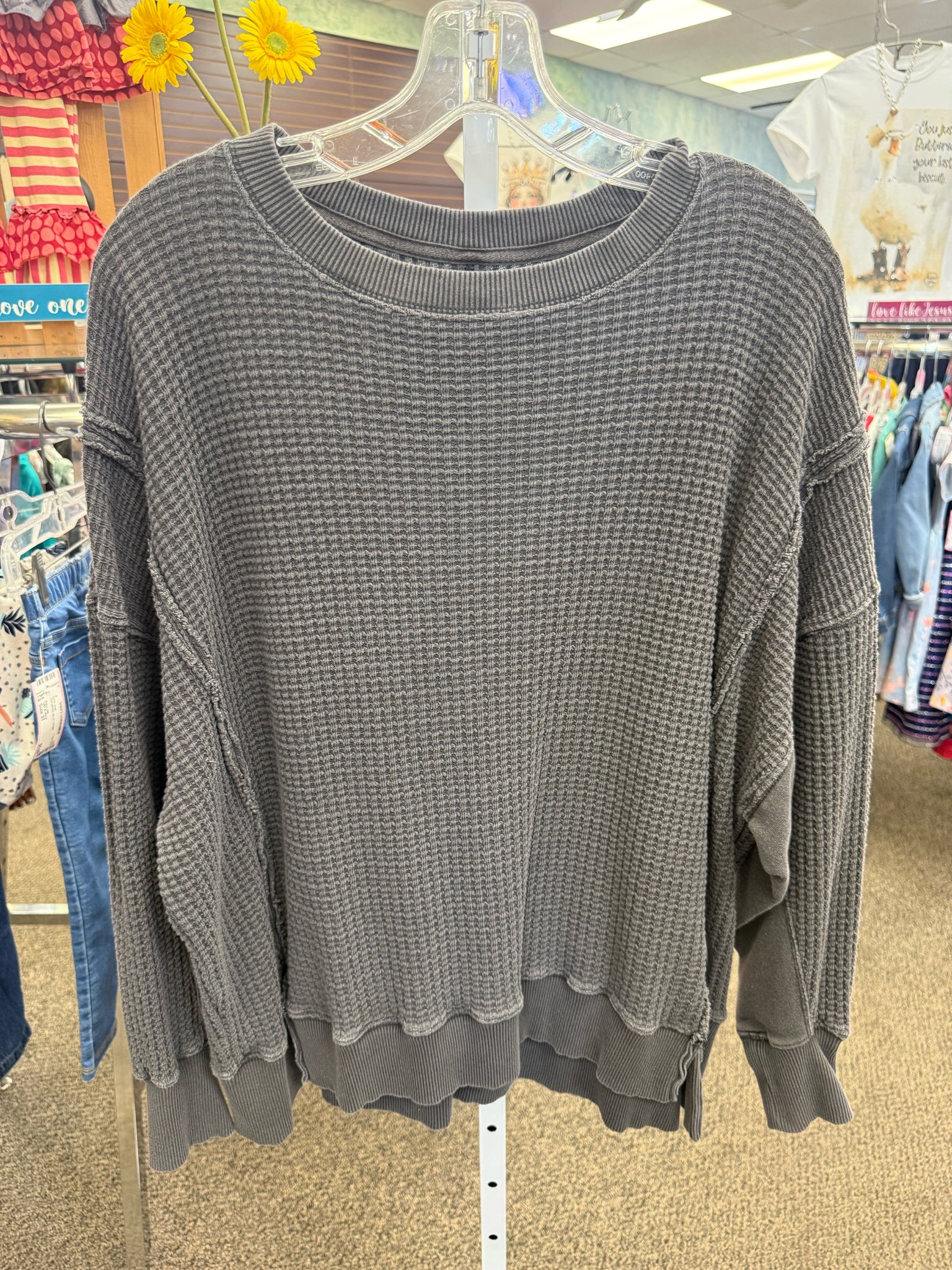 Pre-owned AMERICAN EAGLE Gray Size M Long Sleeve Sweatshirt