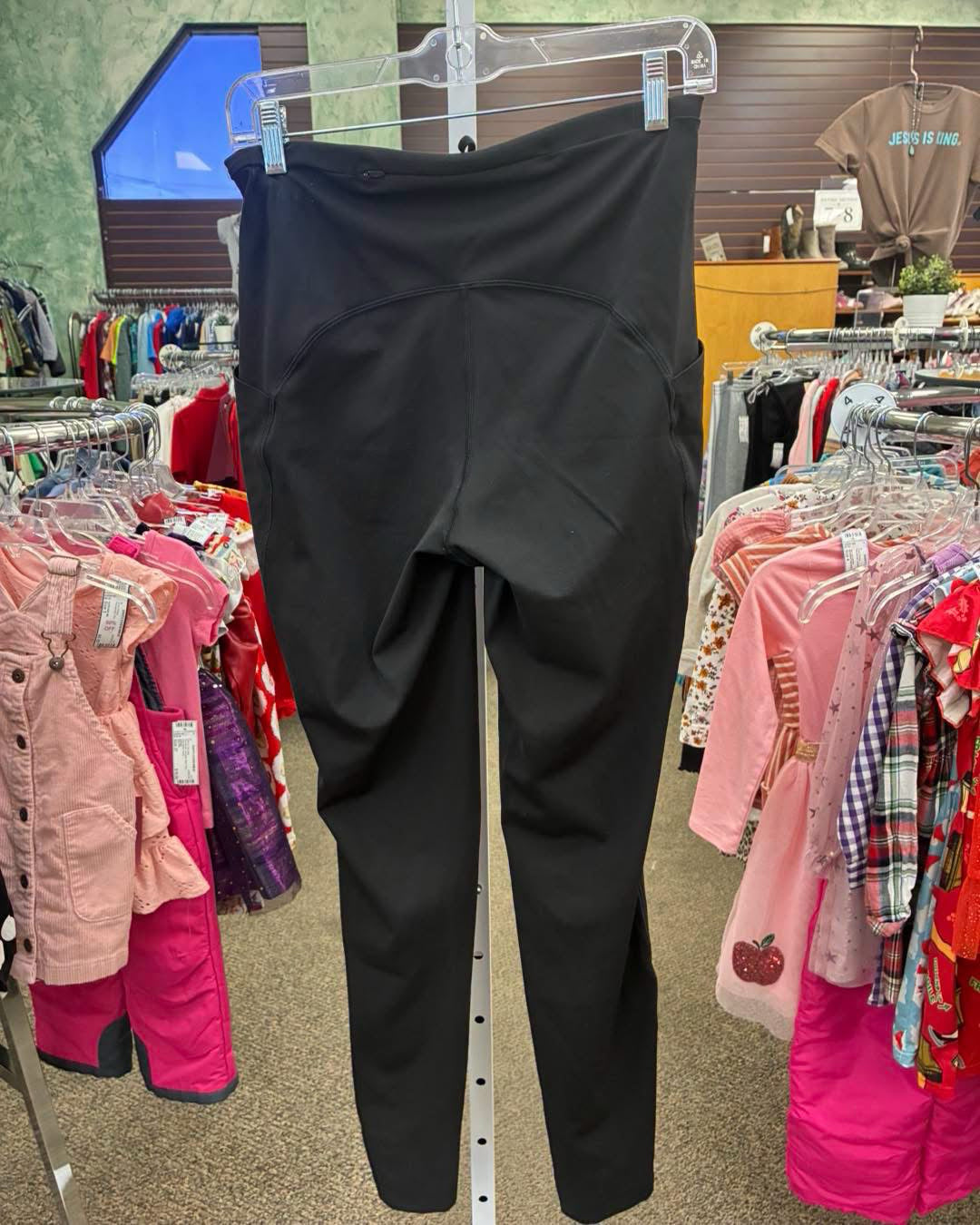 Pre-owned Lululemon Black # SIZE 8 Legging