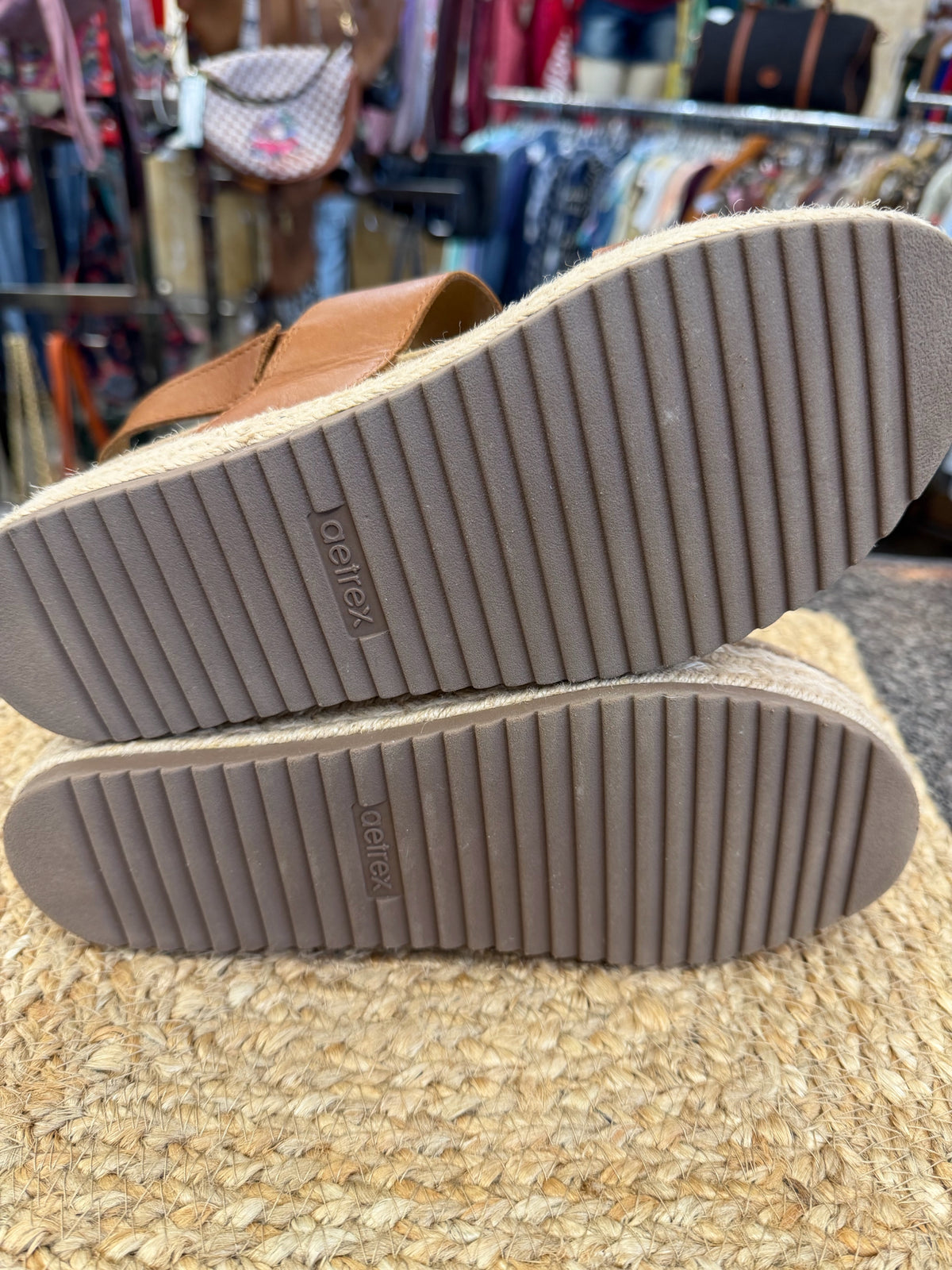Pre-owned ARTEX Brown Size 8.5 Sandal