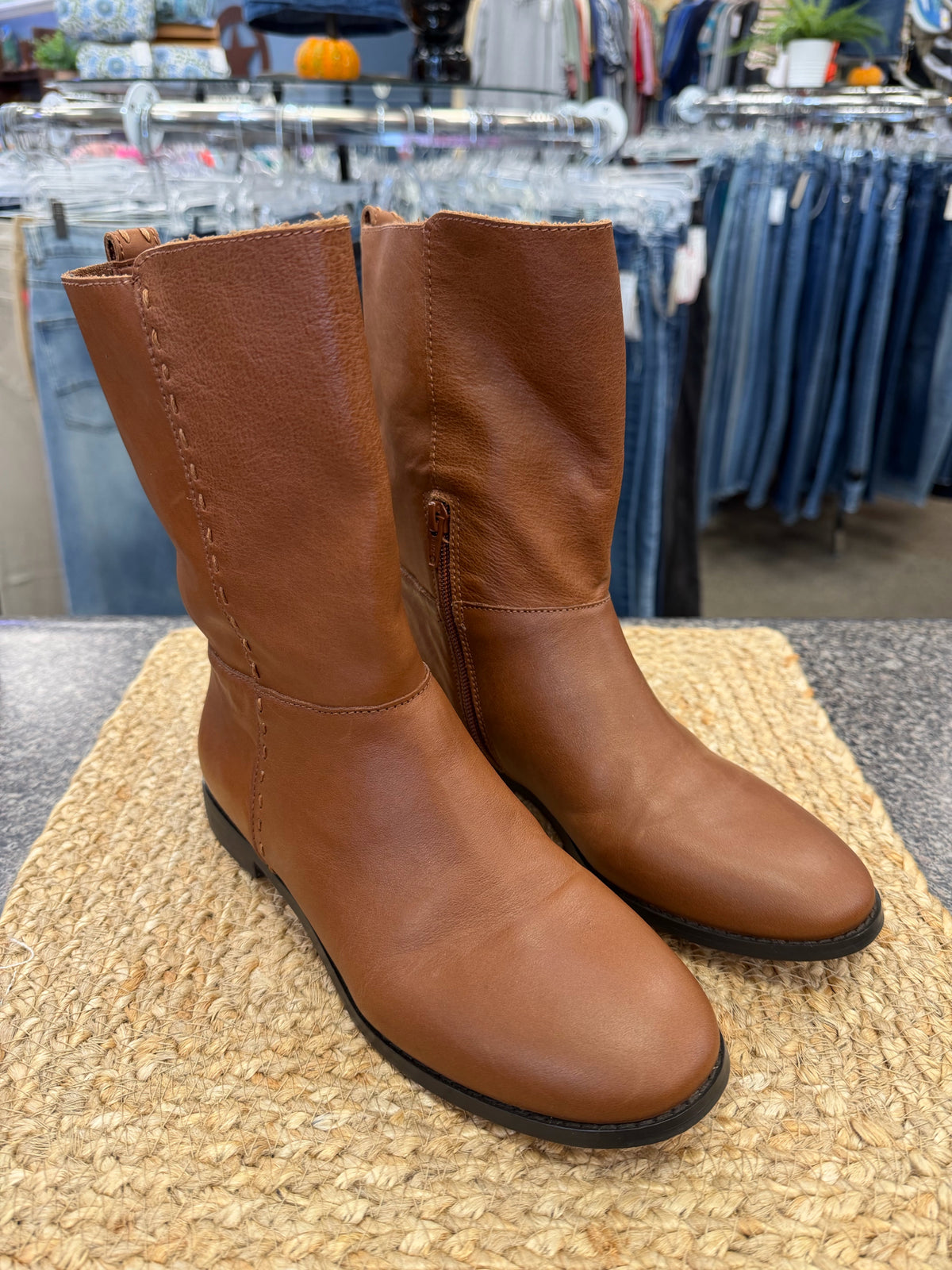 Pre-owned LANDS END Brown Size 6.5 Boot