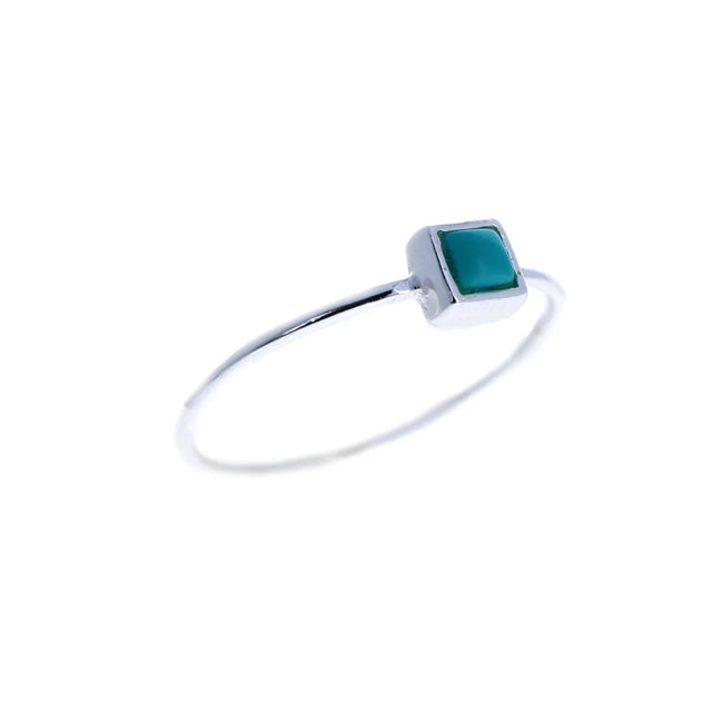 New Sterling Silver STERLING SILVER Turquoise Ring Size 6 Ring