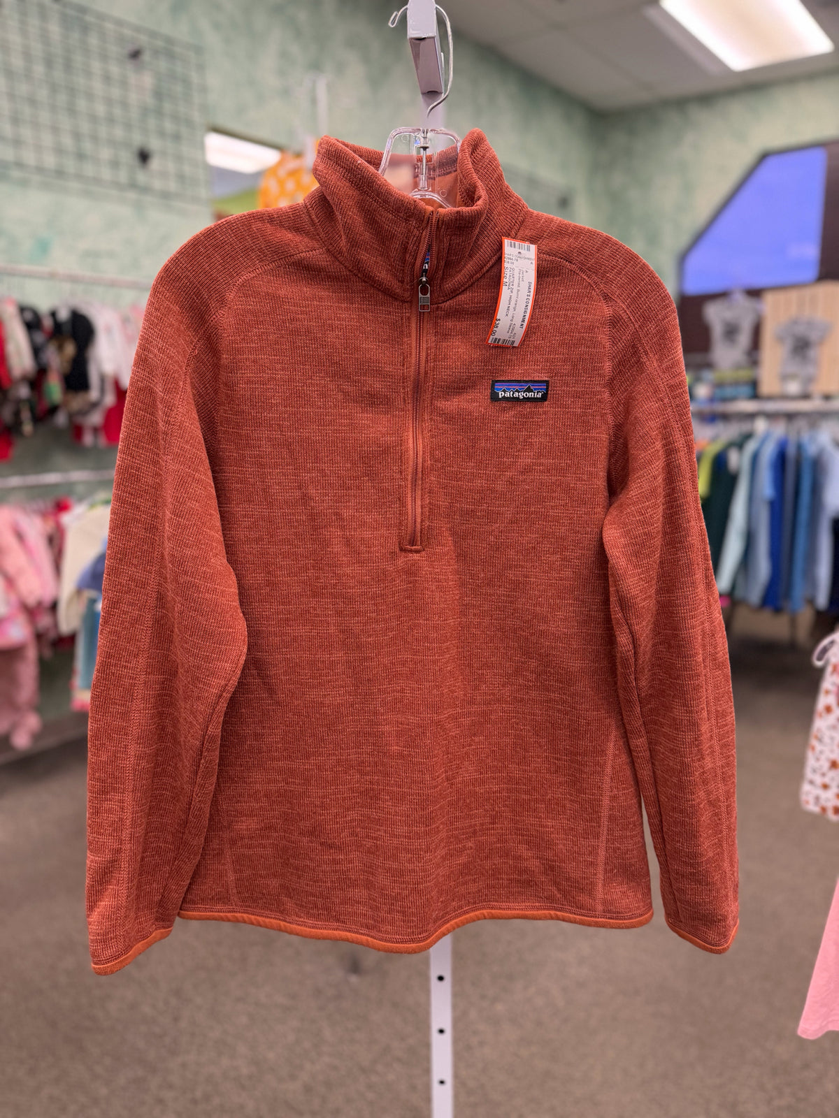 Pre-owned PATAGONIA Burnt orange Size: M Long Sleeve Jacket