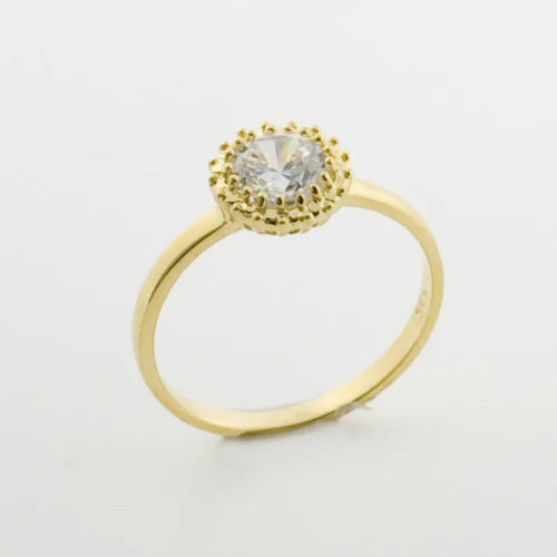 New Sterling Silver 14k gold STERLING SILVER Ring Size 5 Ring