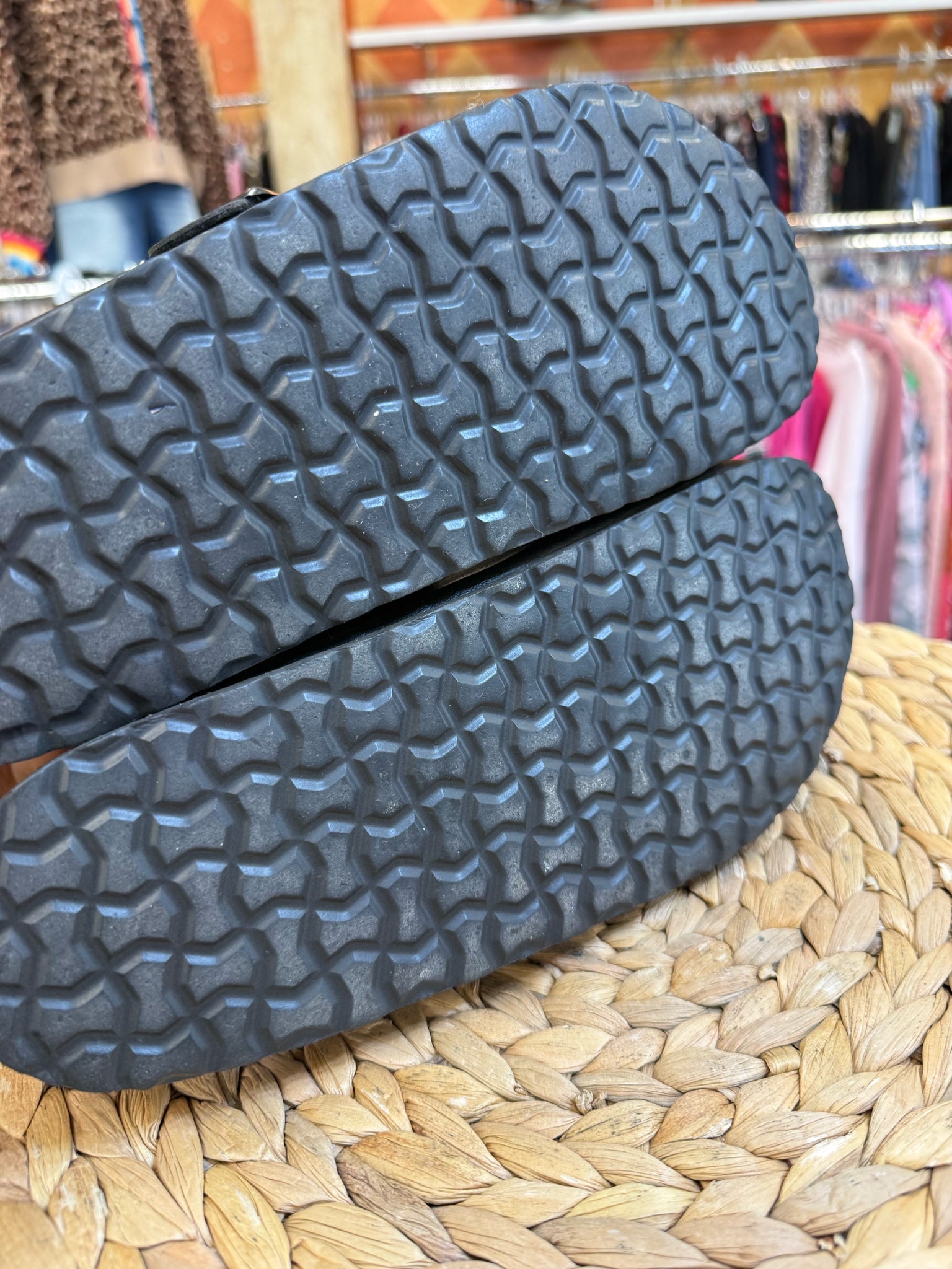 Pre-owned Cushionaire Black Size 9 Shoe