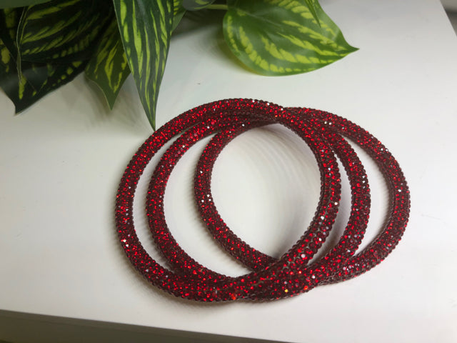 Pre-owned SS Red Bracelet