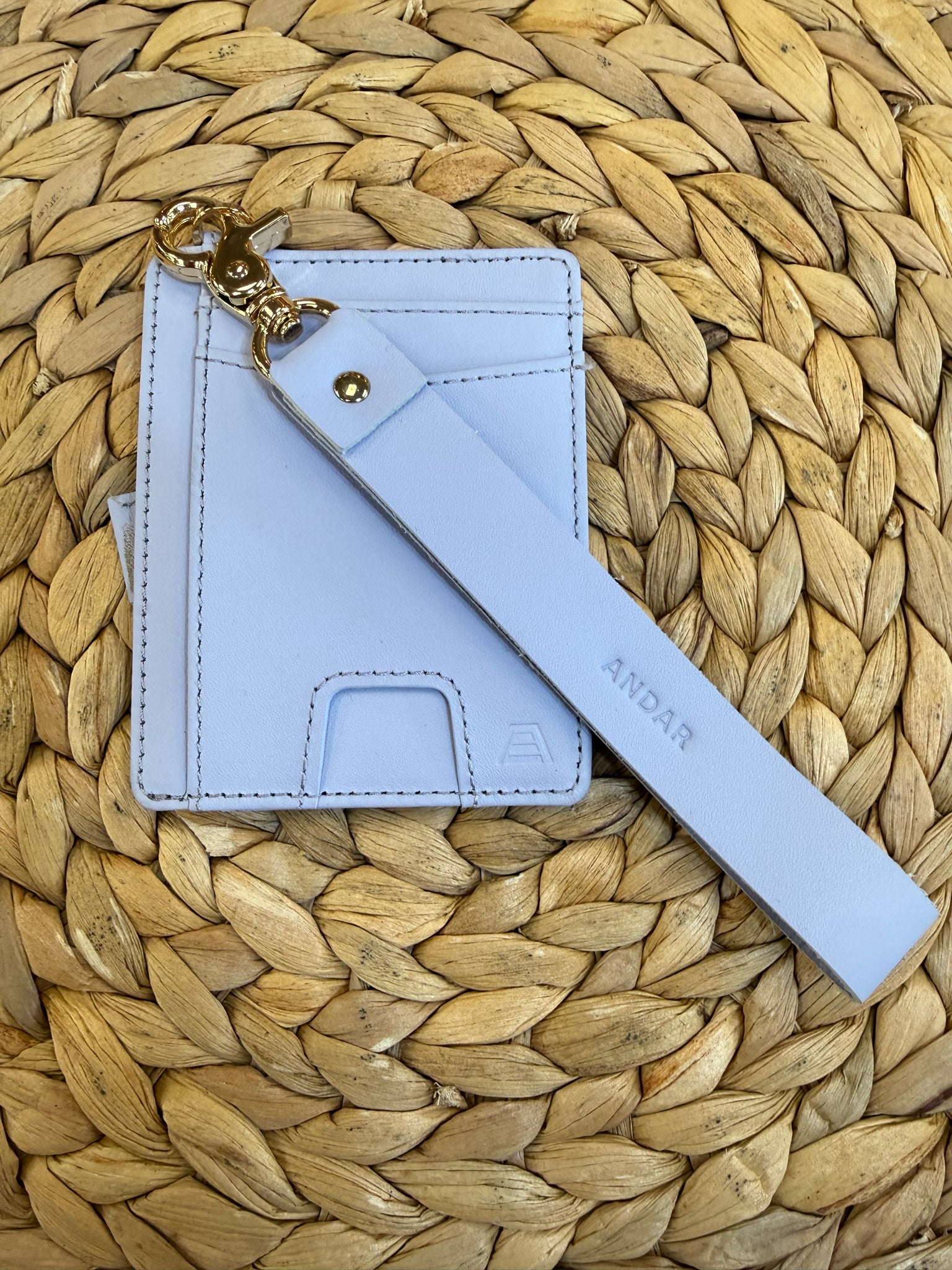 Pre-owned ANDAR Lavender WALLET SIZE Small Wallet