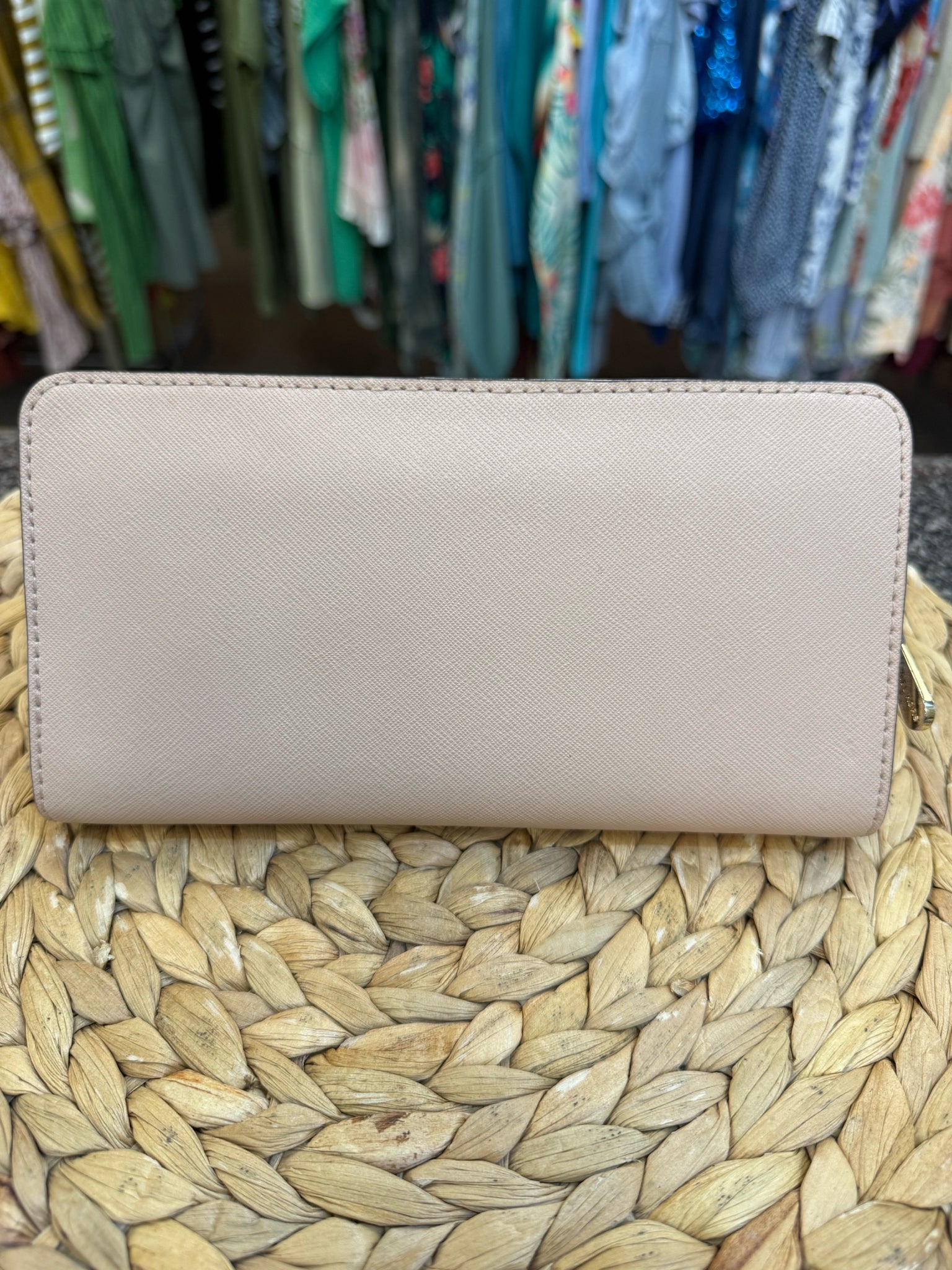 Pre-owned MICHAEL KORS Light pink Gold Trim Wallet