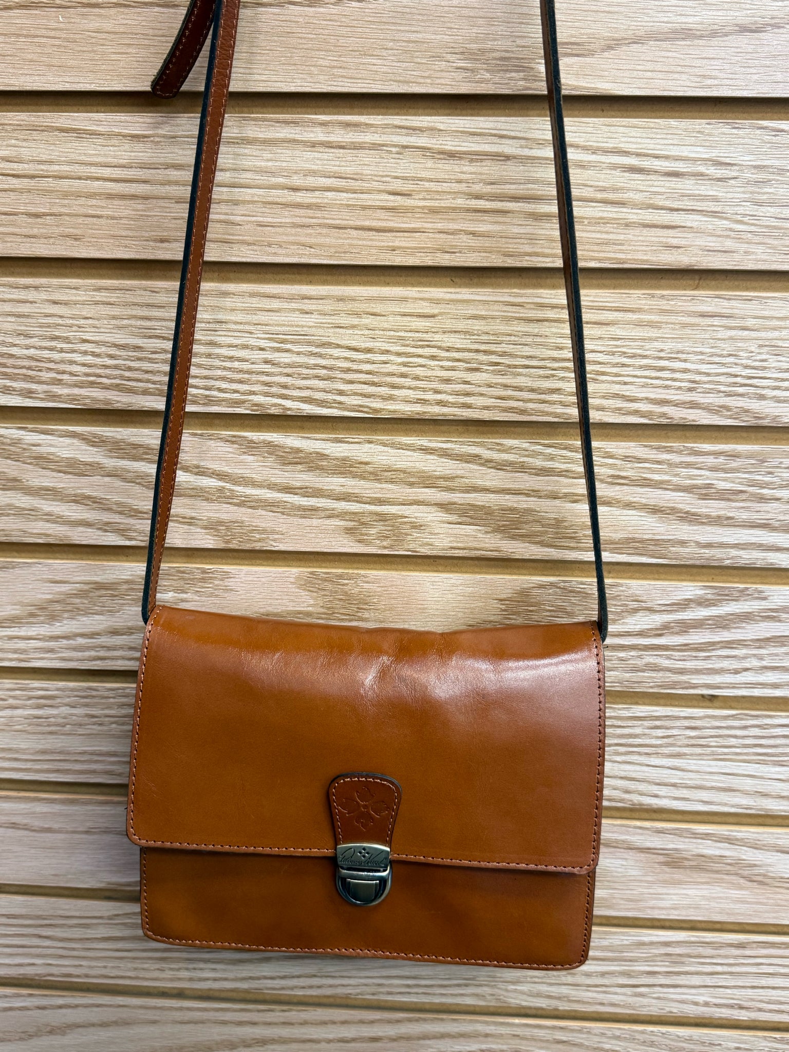 Pre-owned PATRICIA NASH Tan Crossbody Designer Purse
