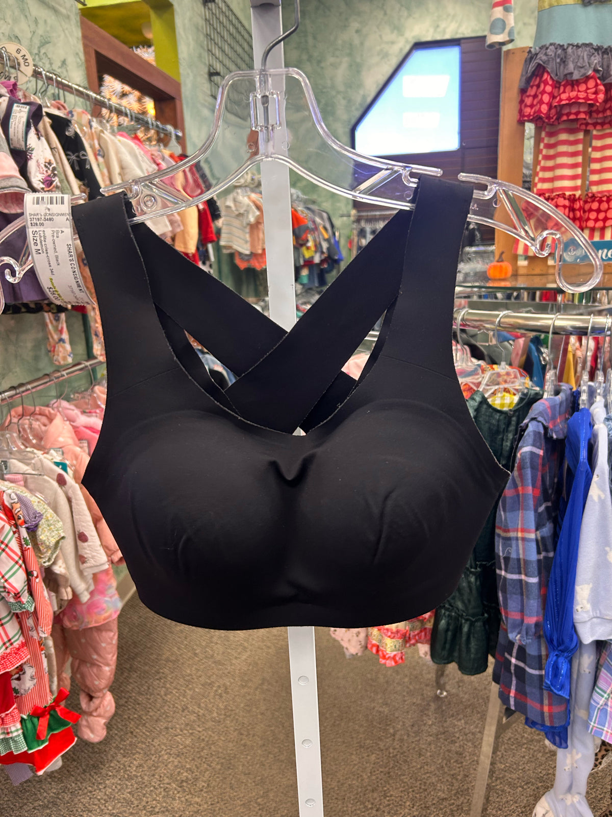 Pre-owned Lululemon Black Size M Bra