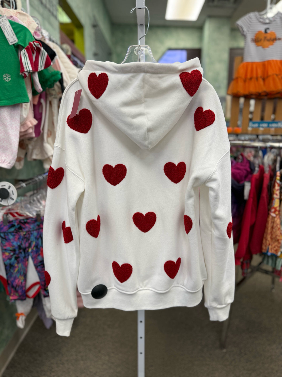 New with Tag AMPERSAND AVENUE White Red Print Size: L Long Sleeve Jacket