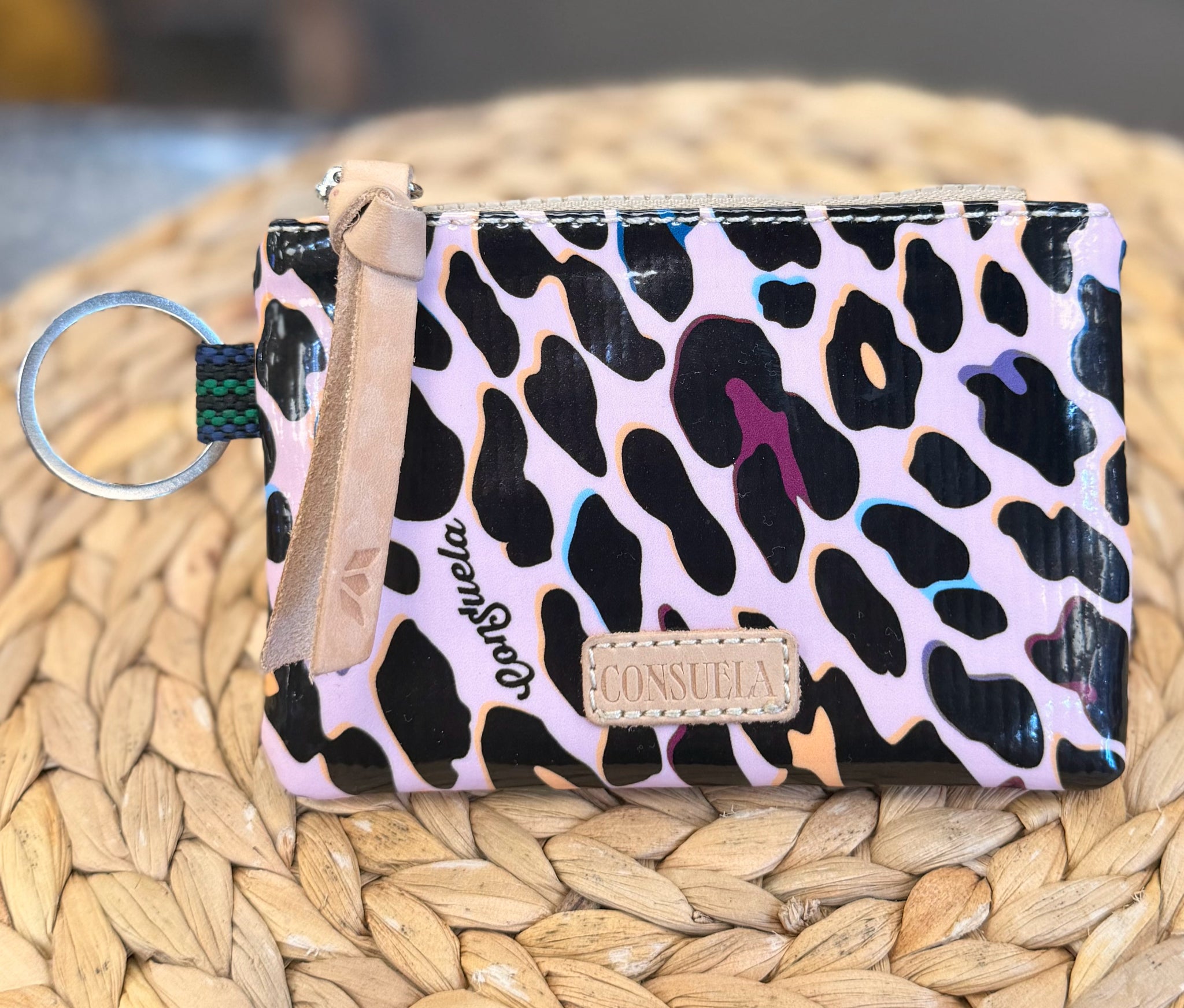 Pre-owned CONSUELA Pink Animal Designer Wallet