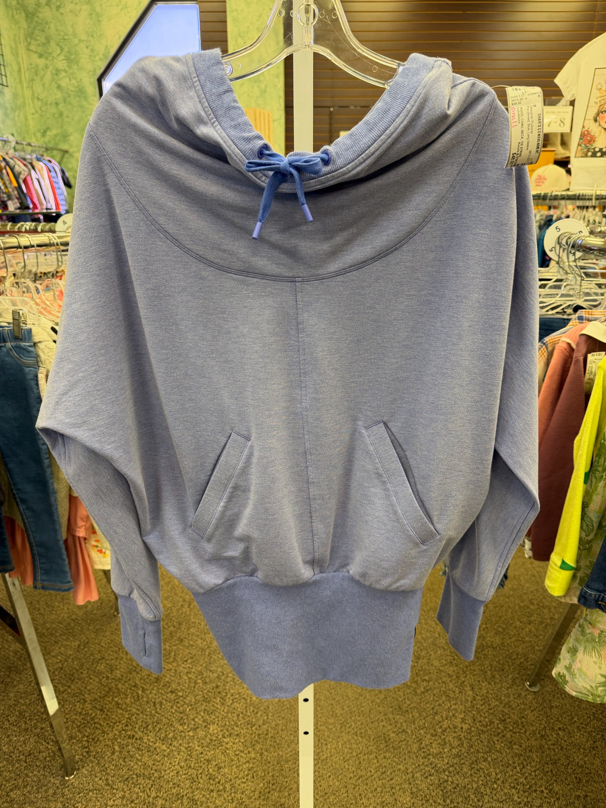 Pre-owned Lululemon Blue Size: S Long Sleeve Designer Pullover