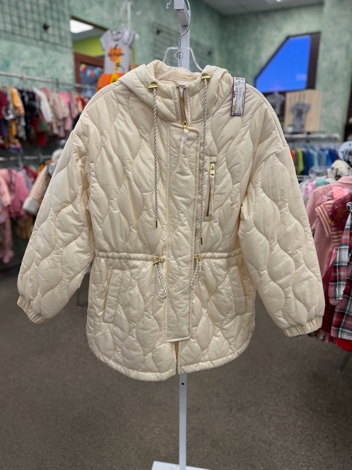 New with Tag VARLEY Cream Size: S/M Designer Coat
