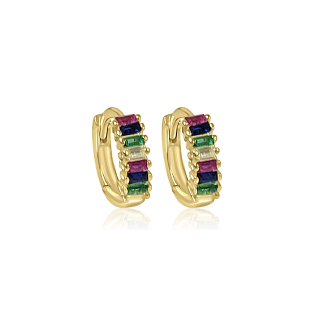 New 14k gold Multi Earring