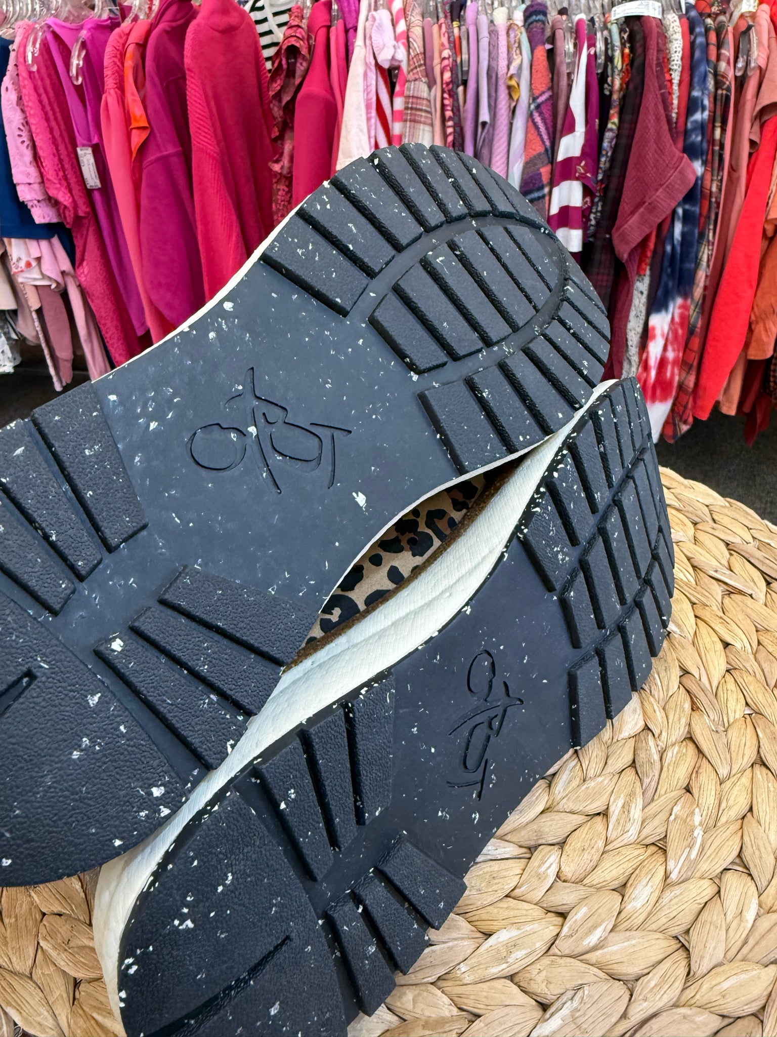 New with Tag OTBT Brown animal Size 7.5 Designer Sneaker