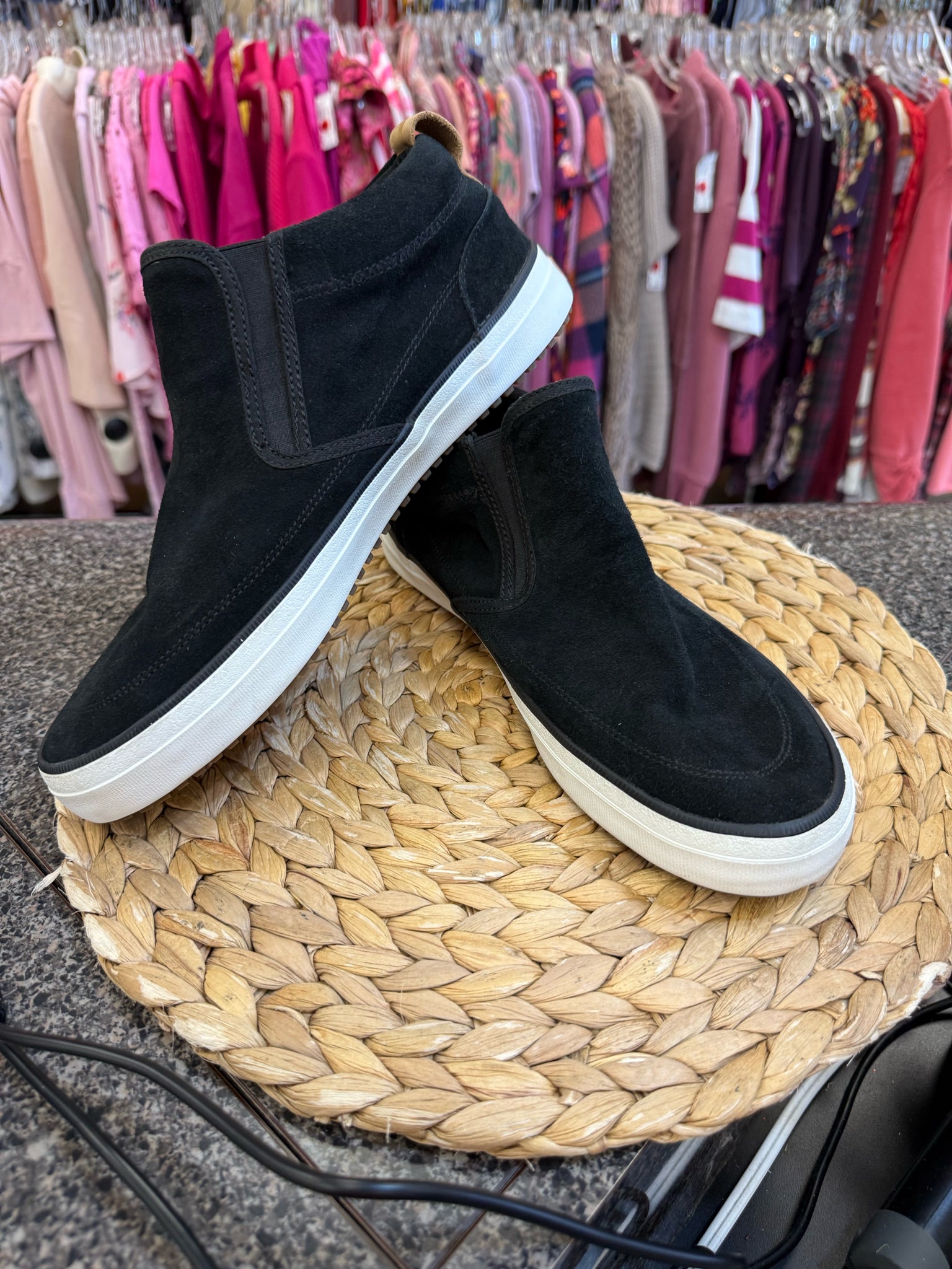 Pre-owned SPERRY Black White SHOE SIZE 11 MENS Designer Shoe