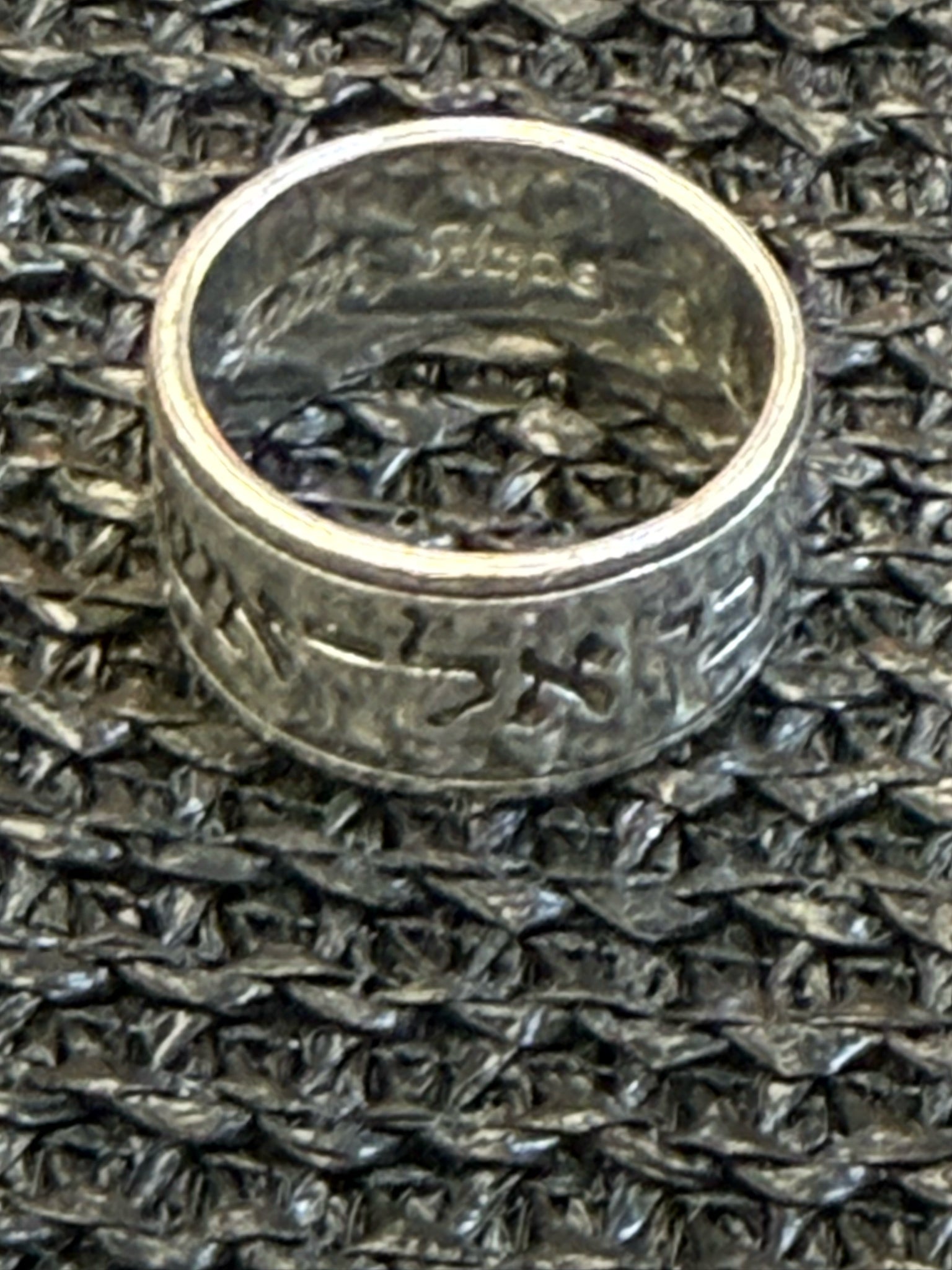 Pre-owned JAMES AVERY STERLING SILVER Ring Size 7.5 Designer Ring