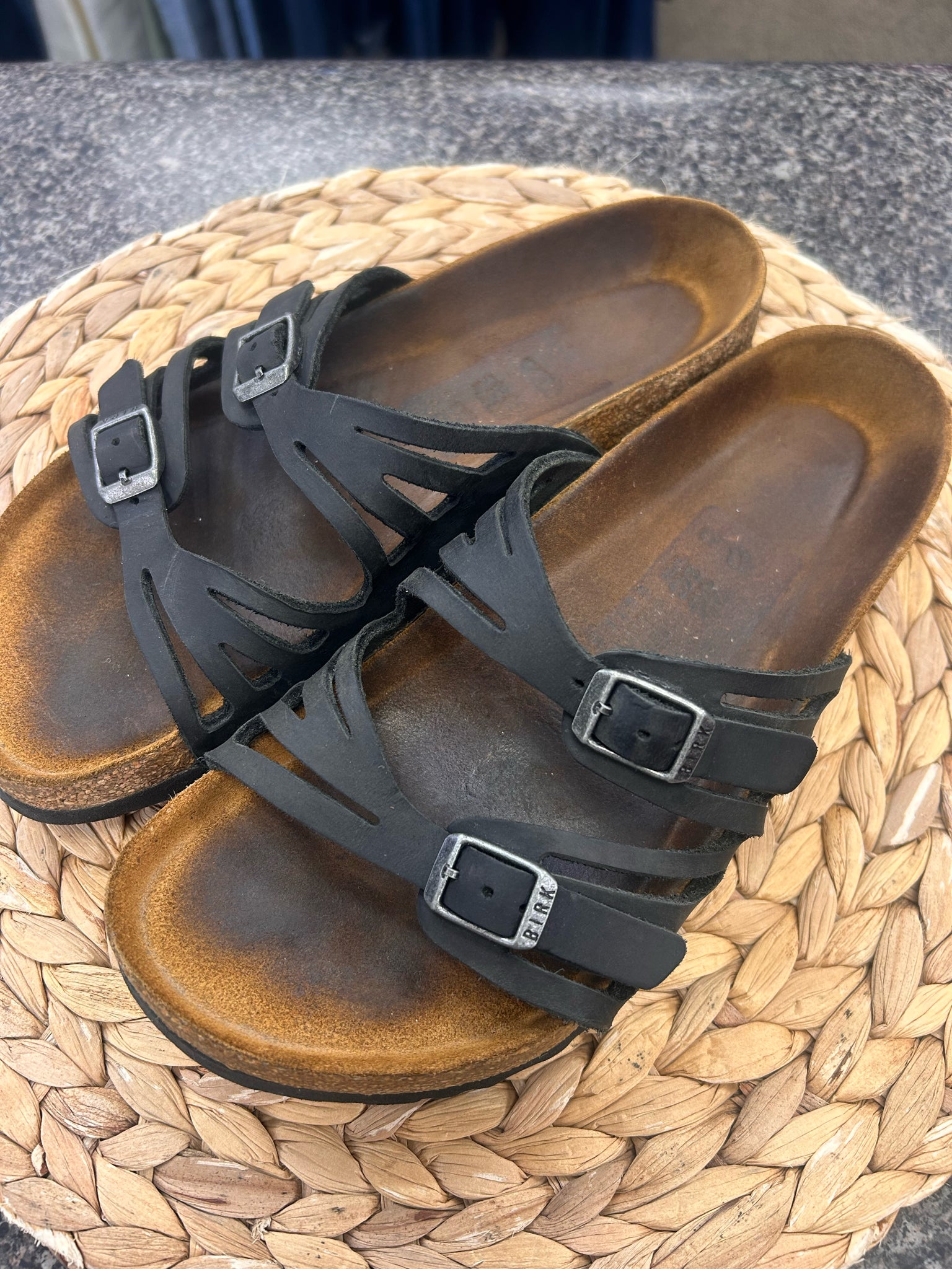 Pre-owned BIRKENSTOCK Black Designer Sandal