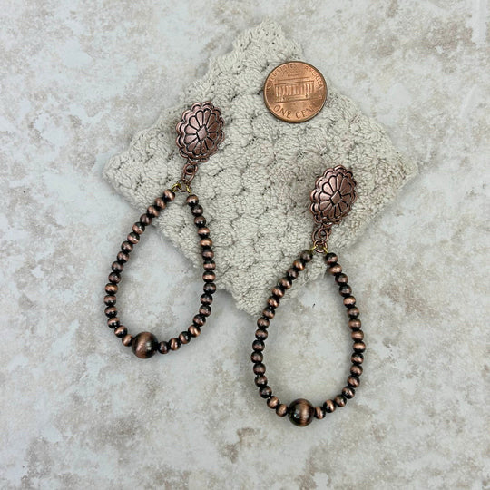 New WESTERN Bronze Earring