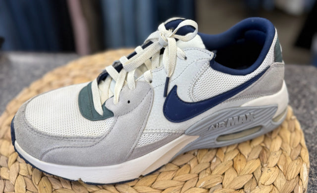 Pre-owned NIKE White Navy SHOE SIZE 11 MENS Sneakers