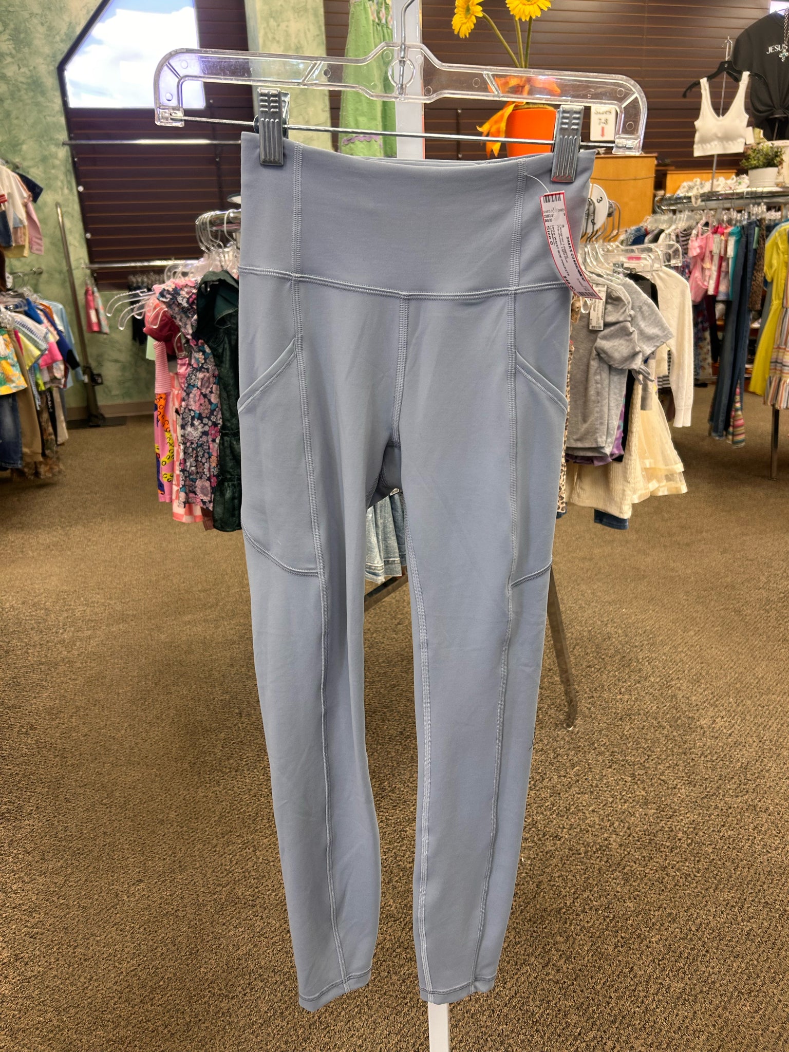 Pre-owned Lululemon Light blue Size: 0 Designer Legging