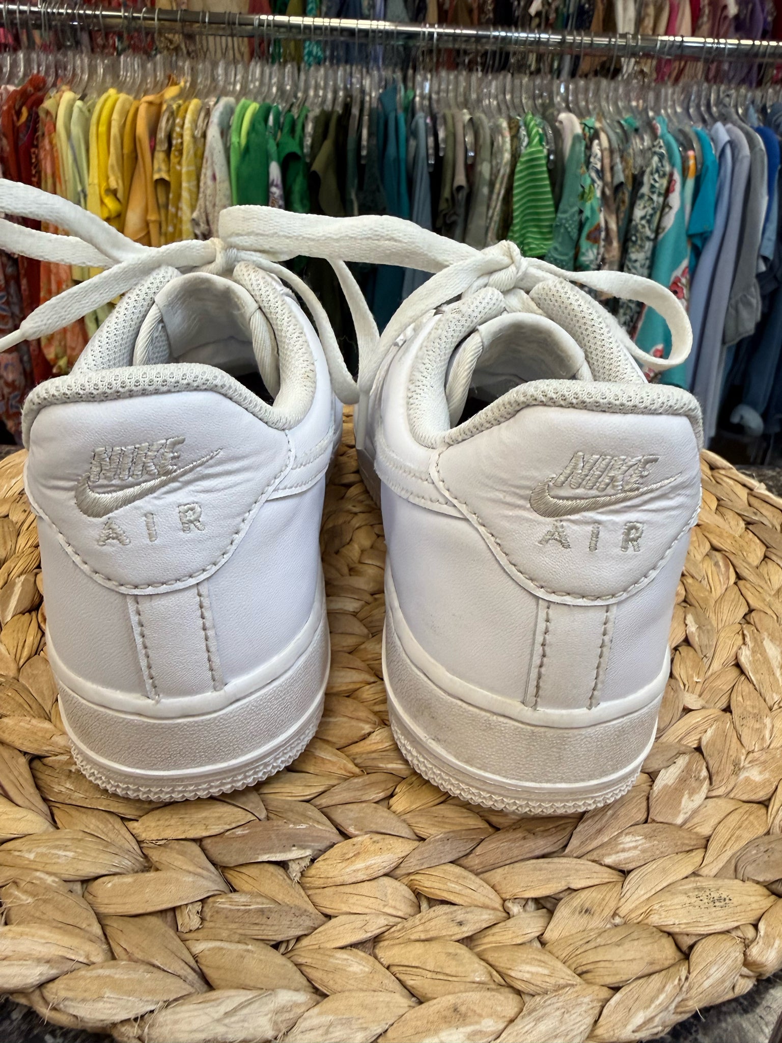 Pre-owned NIKE AIR FORCE White Size 8 Designer Sneaker