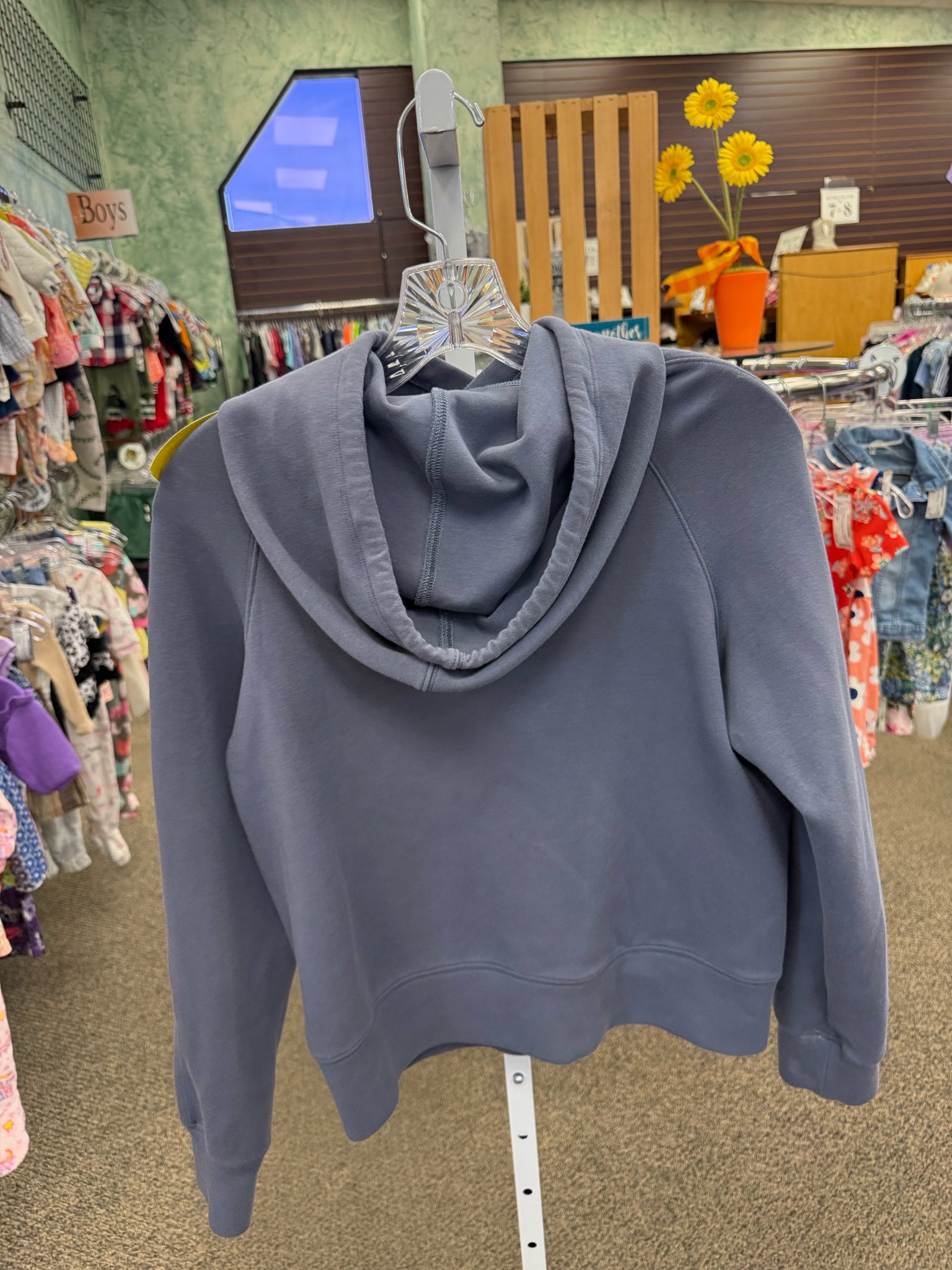 Pre-owned Born Primitive Blue Size S Long Sleeve Hoodie