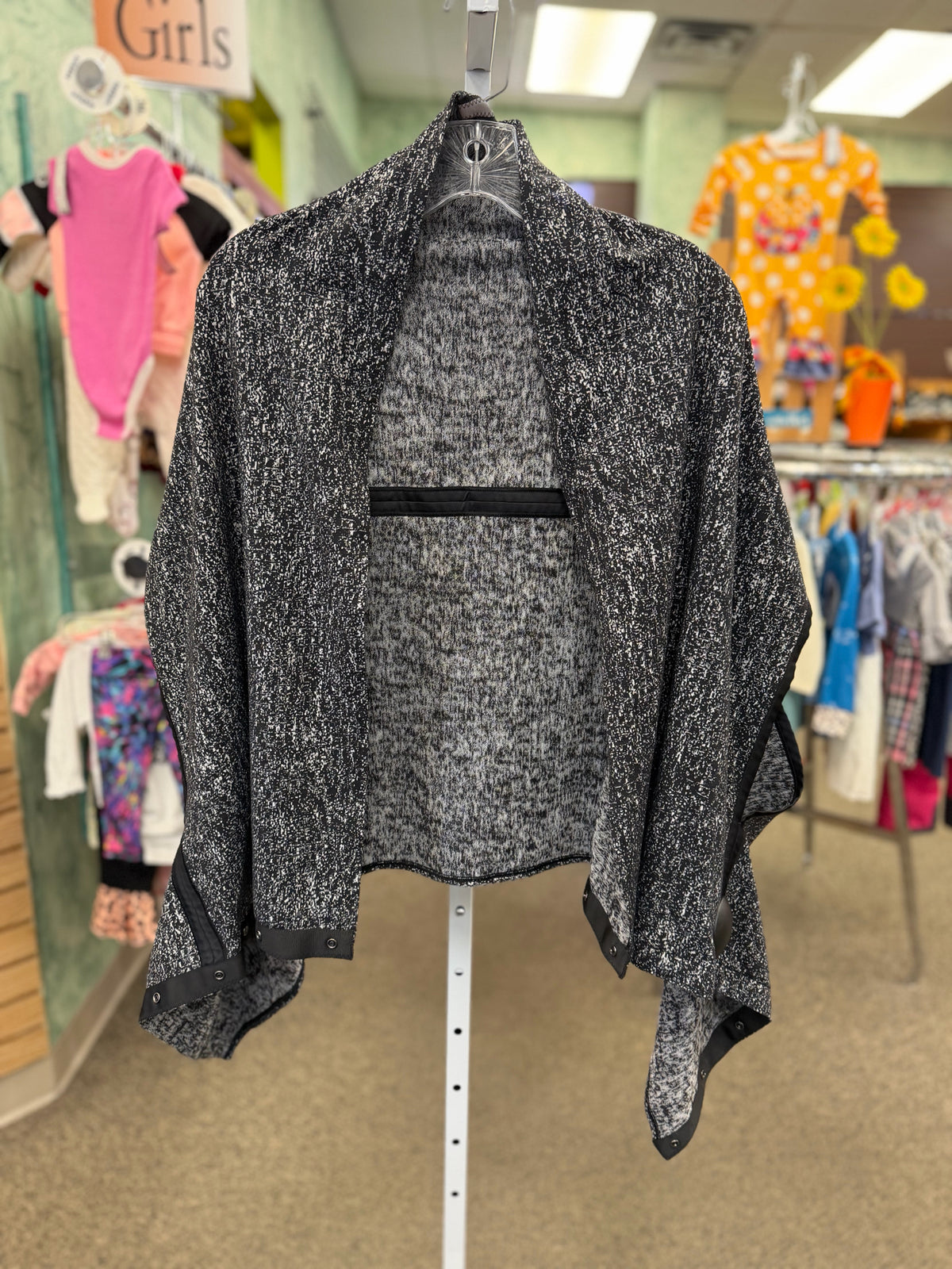 Pre-owned Lululemon Black blend White Size S Cardigan