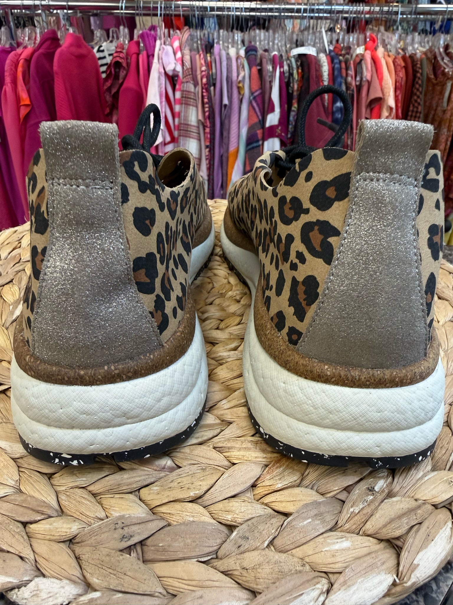New with Tag OTBT Brown animal Size 7.5 Designer Sneaker
