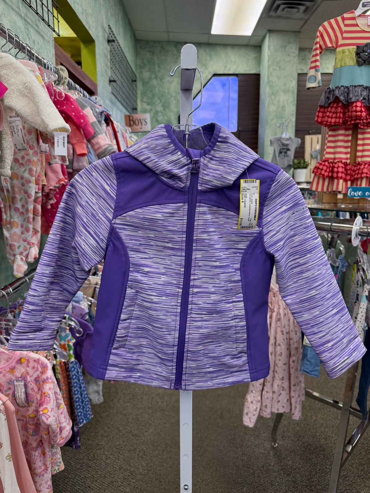Pre-owned FREE COUNTRY Lavender blend Purple Size 4 Girls Jacket