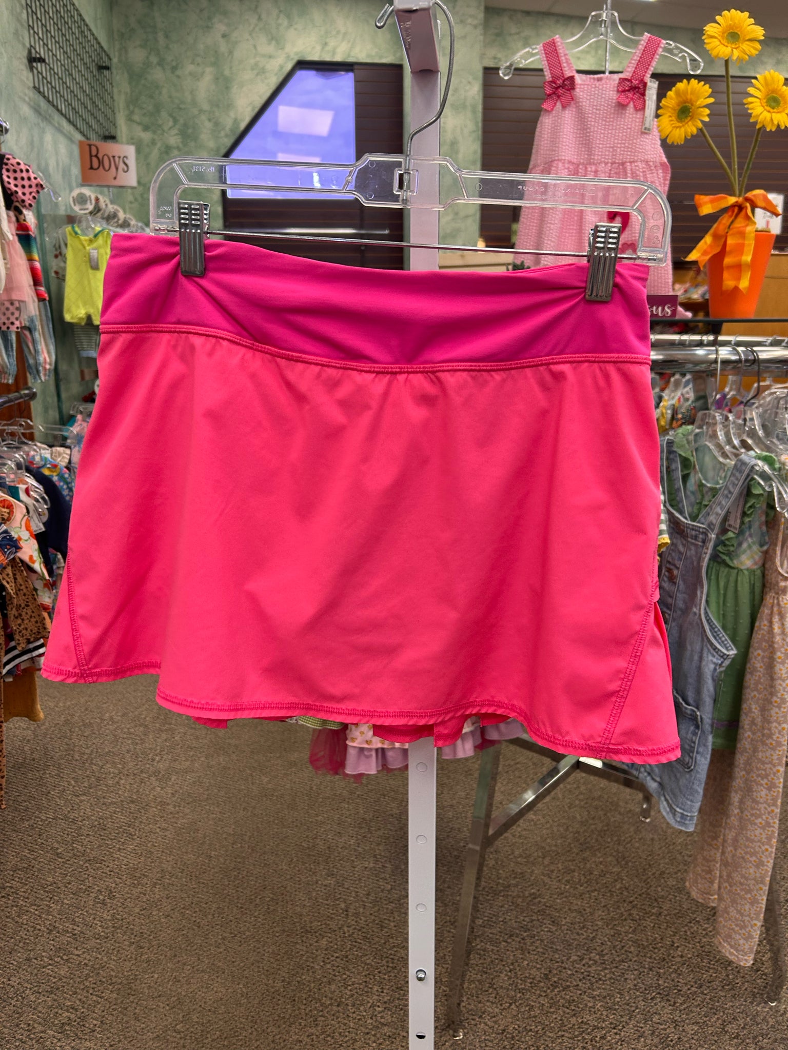 Pre-owned Lululemon Hot pink Size: 6 Designer Skort