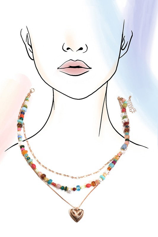 New Josslyn Gold Multi Necklace