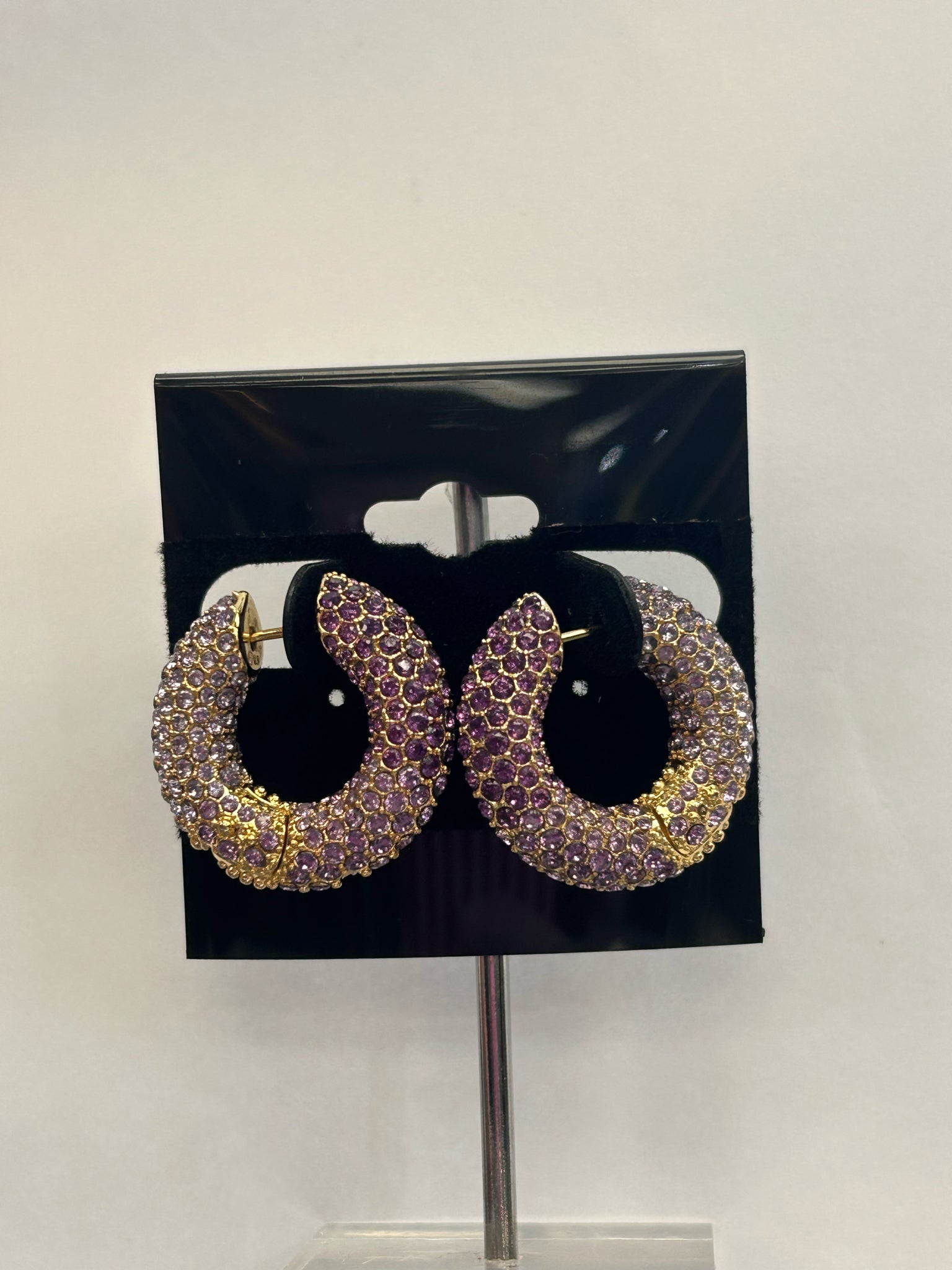 Pre-owned KENDRA SCOTT Purple Designer Earring