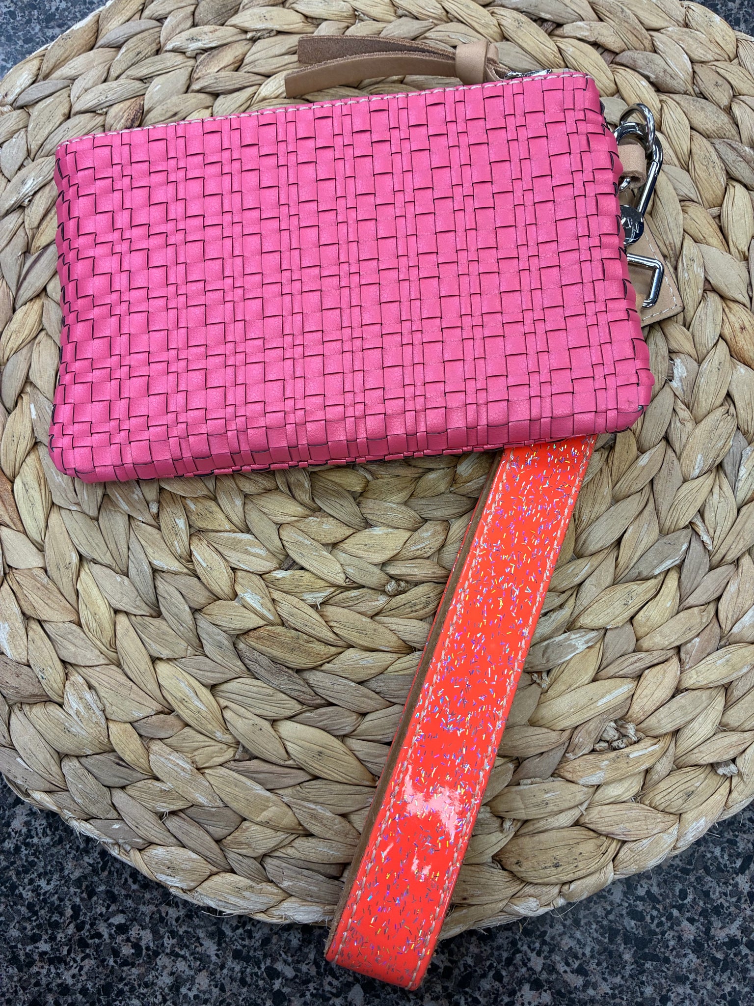Pre-owned CONSUELA Pink Wristlet Designer Purse