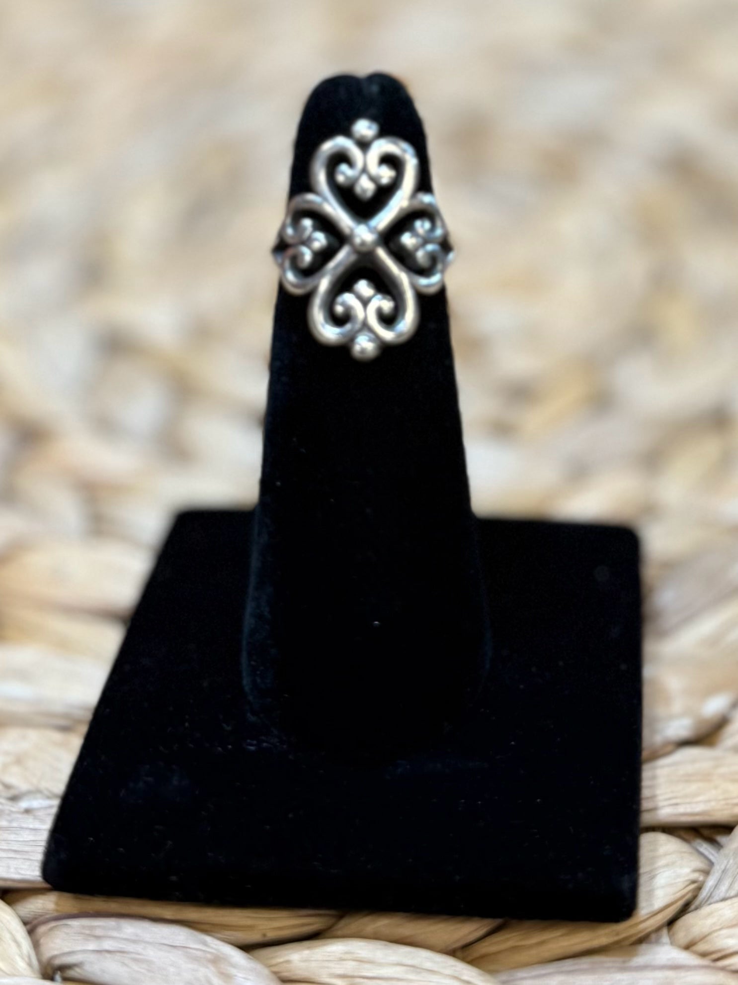 Pre-owned JAMES AVERY Silver Ring Size 5 Designer Ring