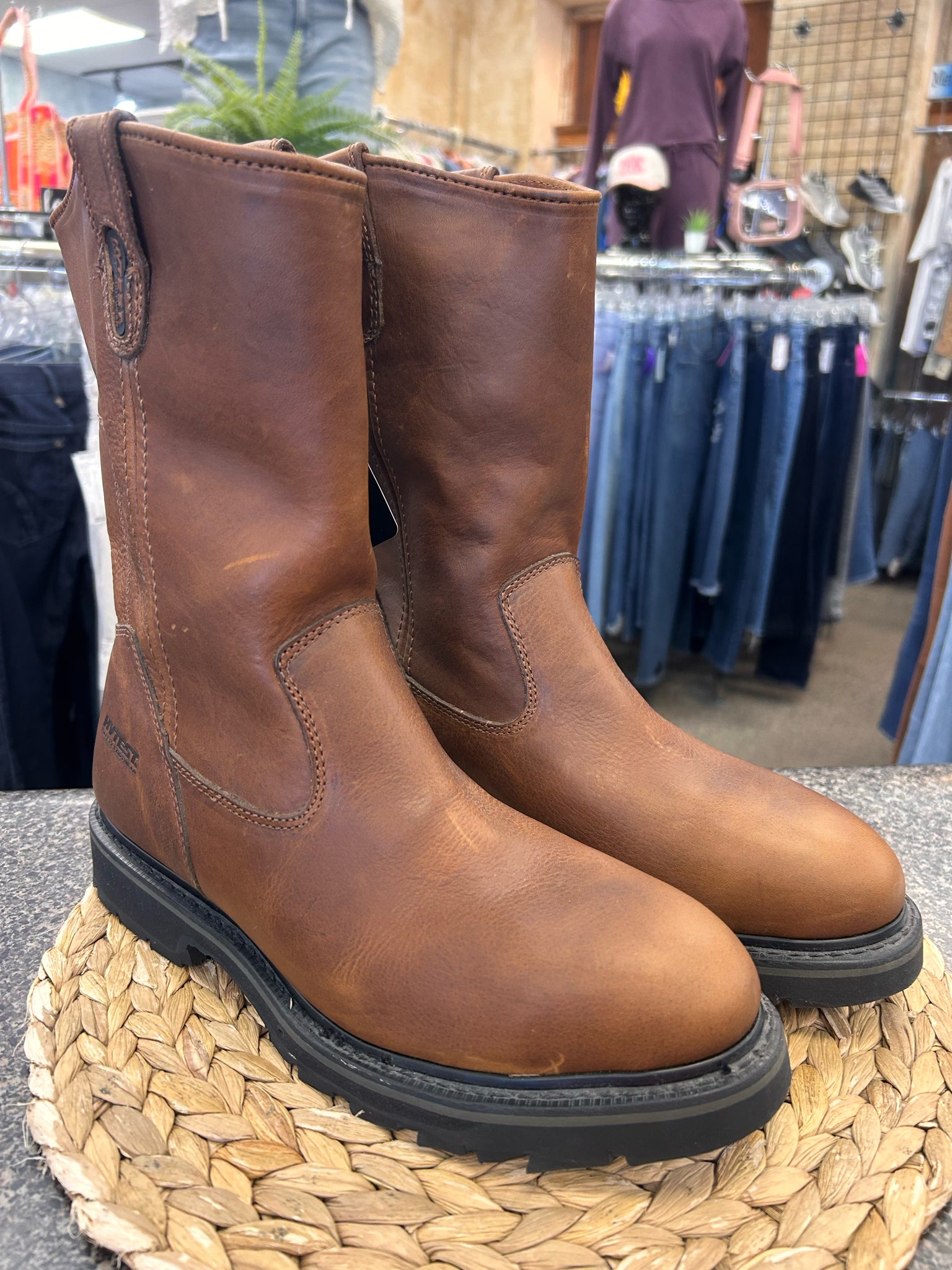 New with Tag HYTEST Dark brown Black Trim SHOE SIZE 9.5 Mens Designer Boot