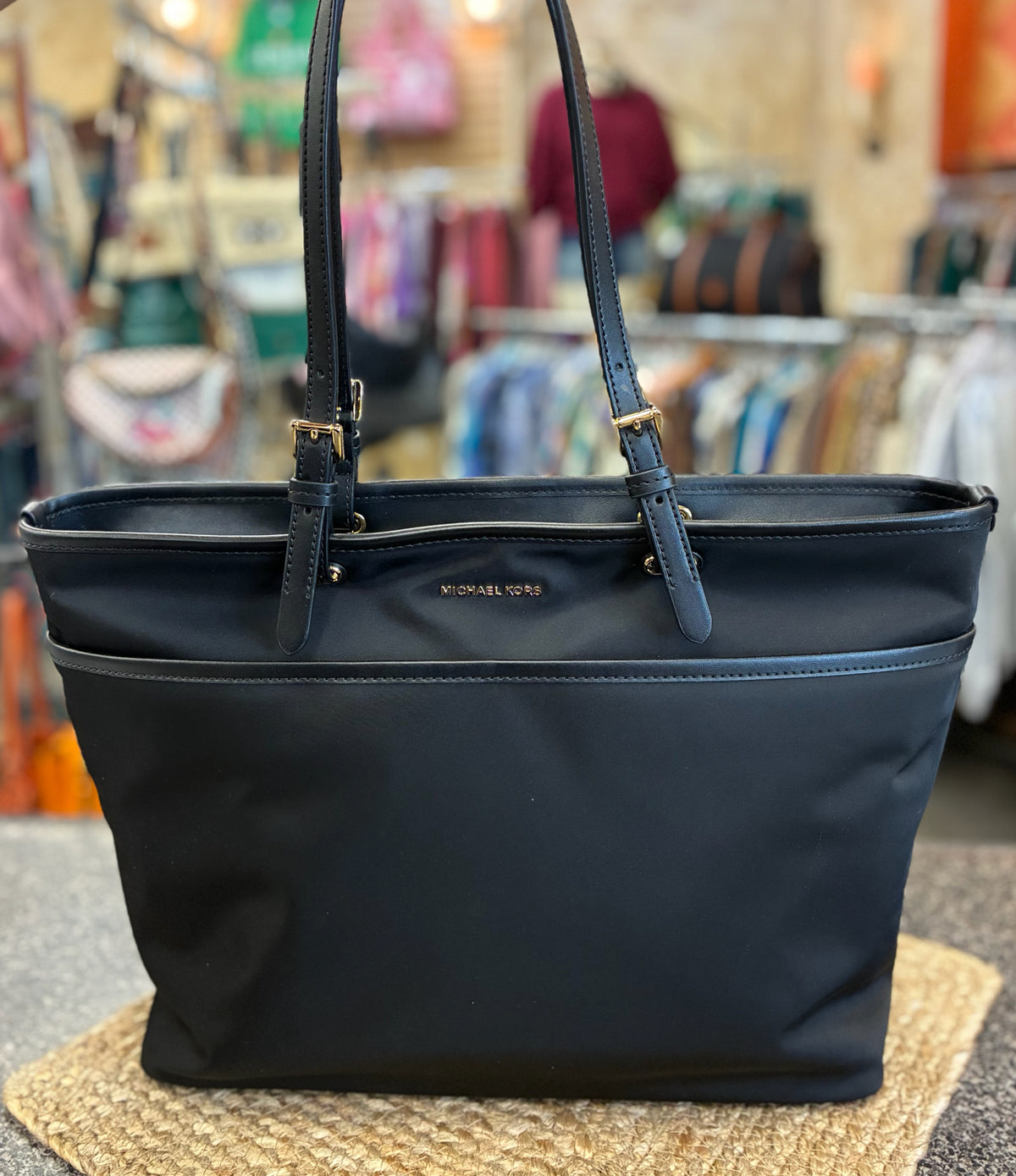 Pre-owned MICHAEL KORS Black Shoulder Designer Purse
