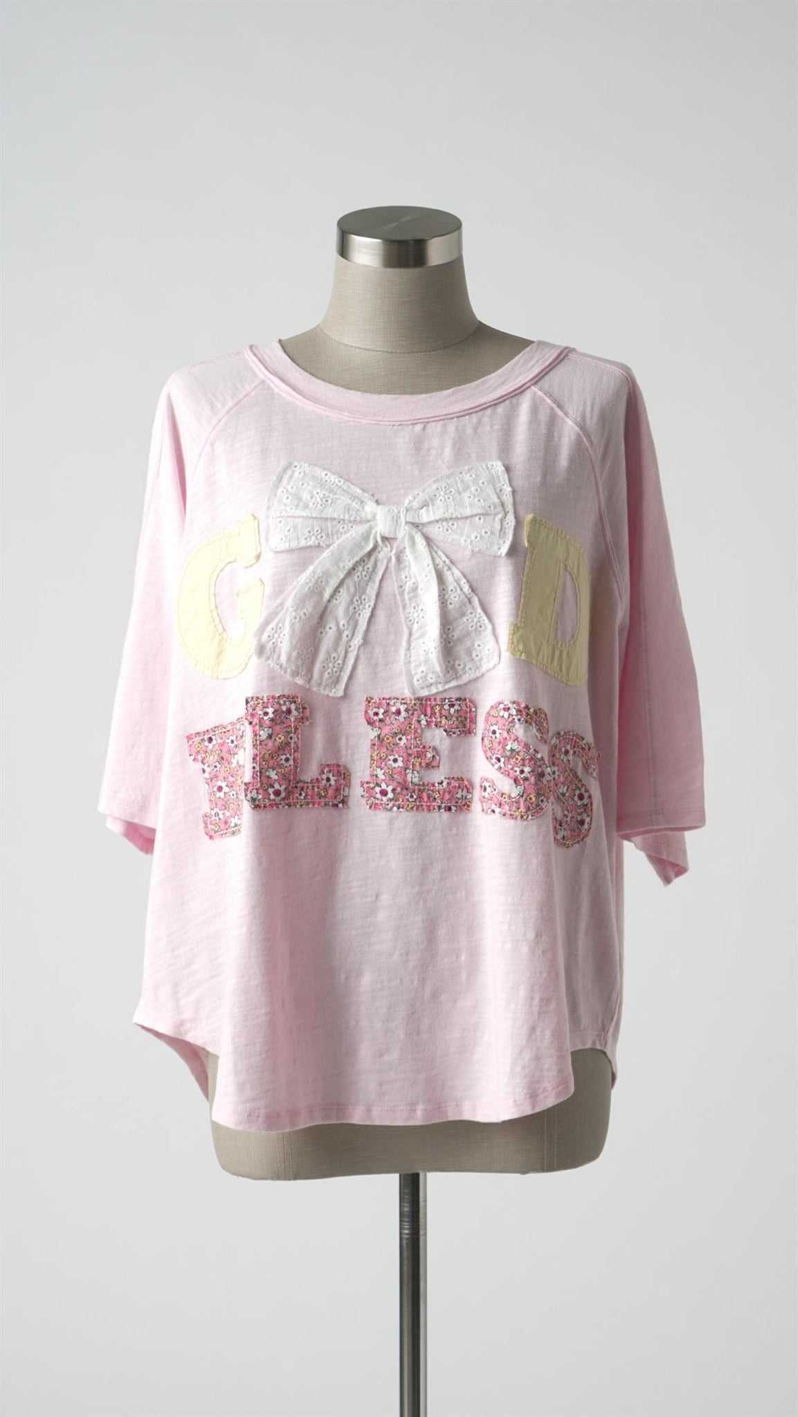 New MITTOSHOP Light pink Size: S Short Sleeve Blouse