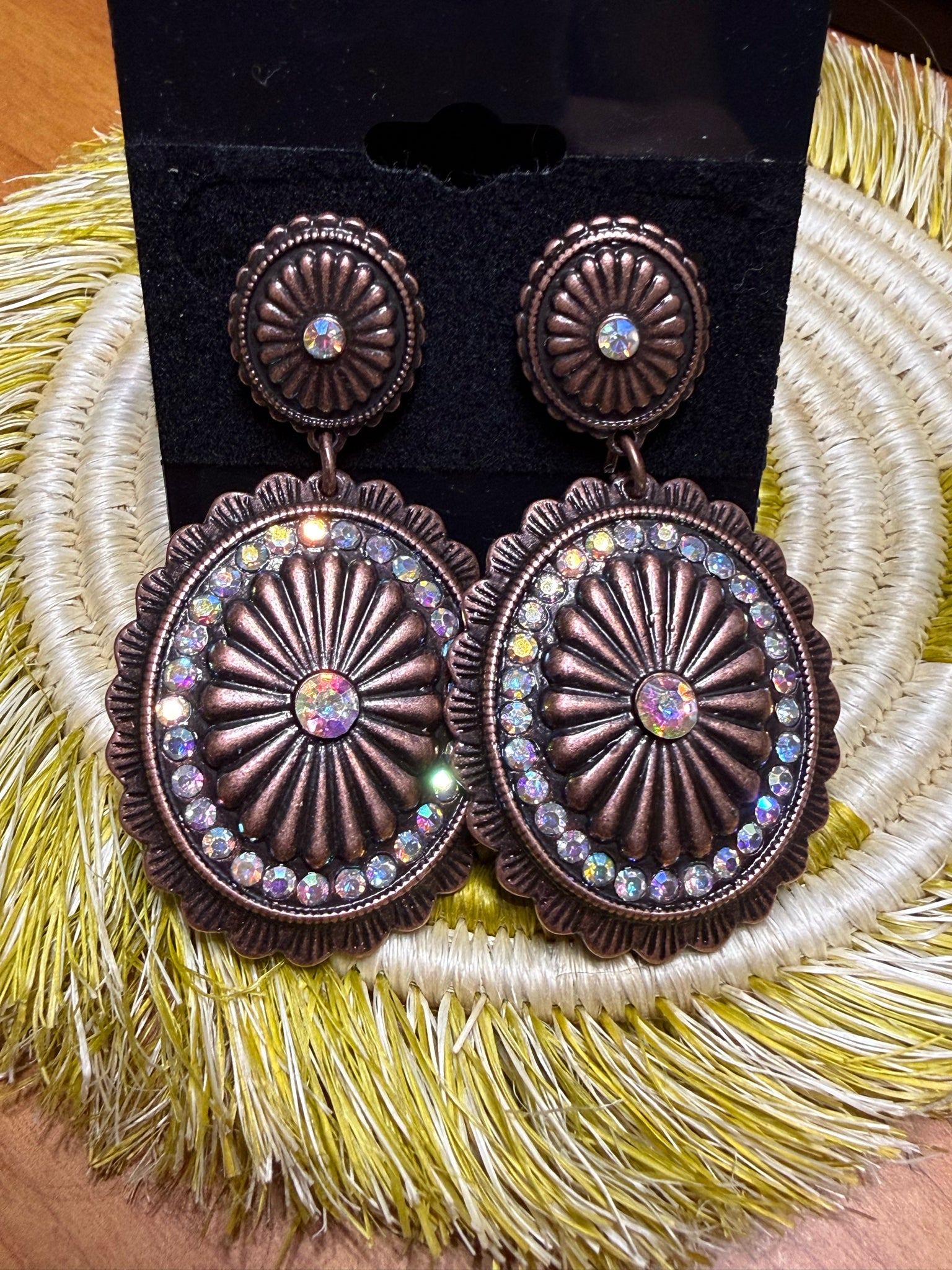 New WESTERN Bronze Earring