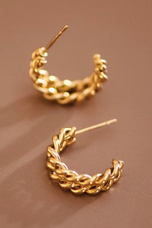 New MIA Gold Stainless Steel Earring