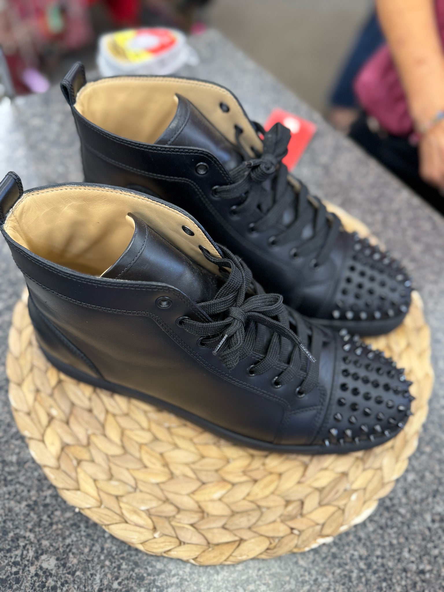New with Tag Louboutin Black SHOE SIZE 12 Mens Designer Boot