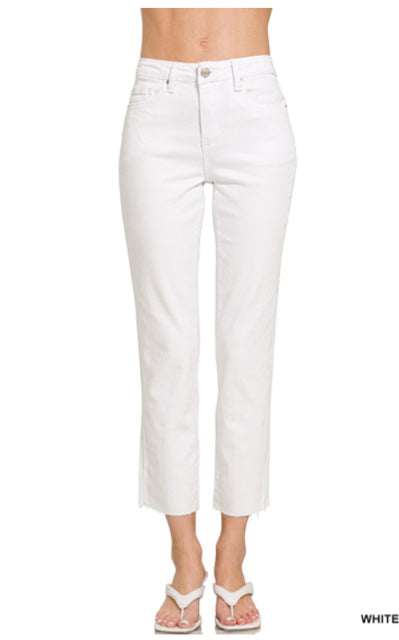 New Zenana White Size: S Jean