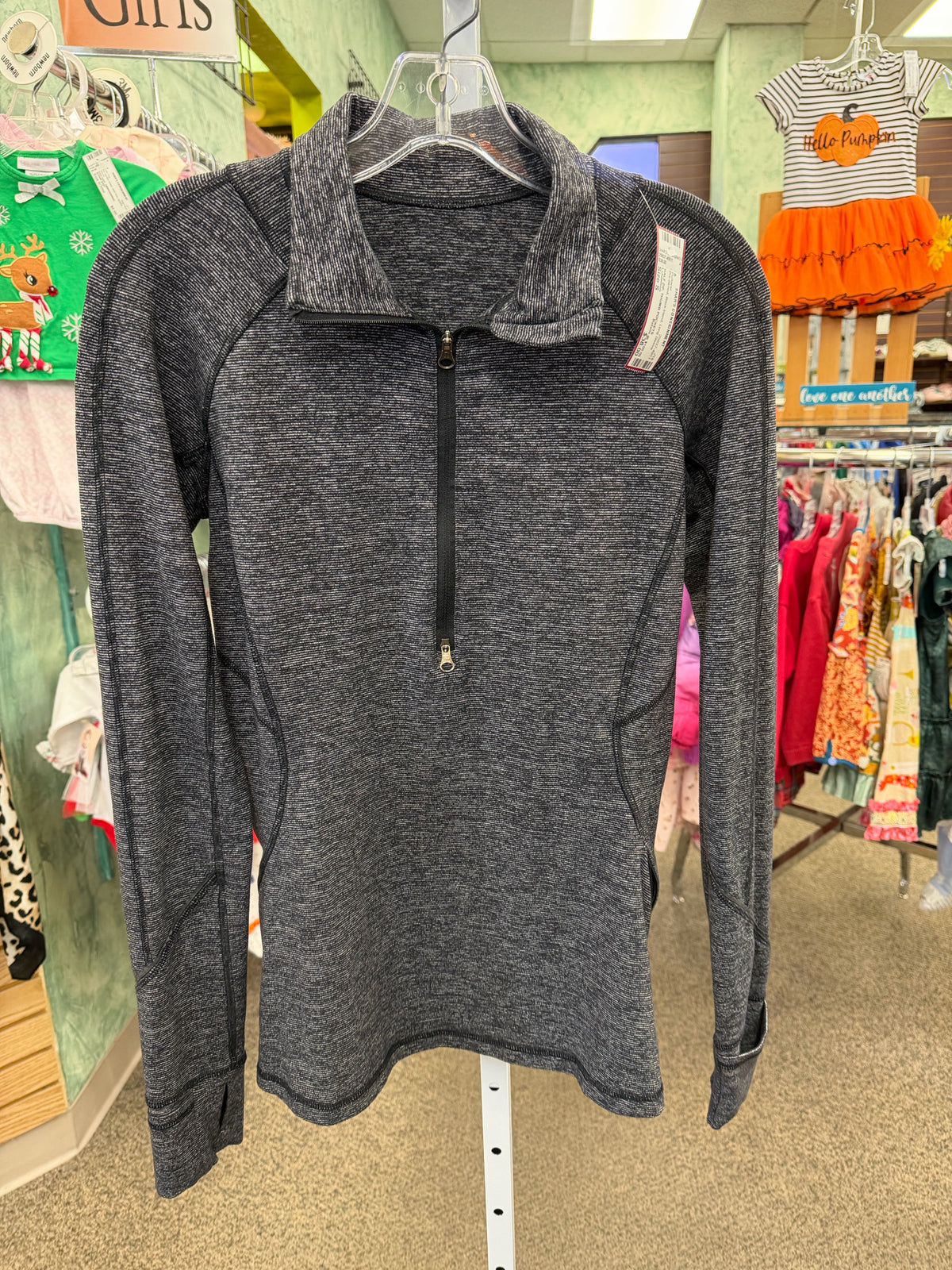 Pre-owned Lululemon Black blend Size S Long Sleeve Pullover