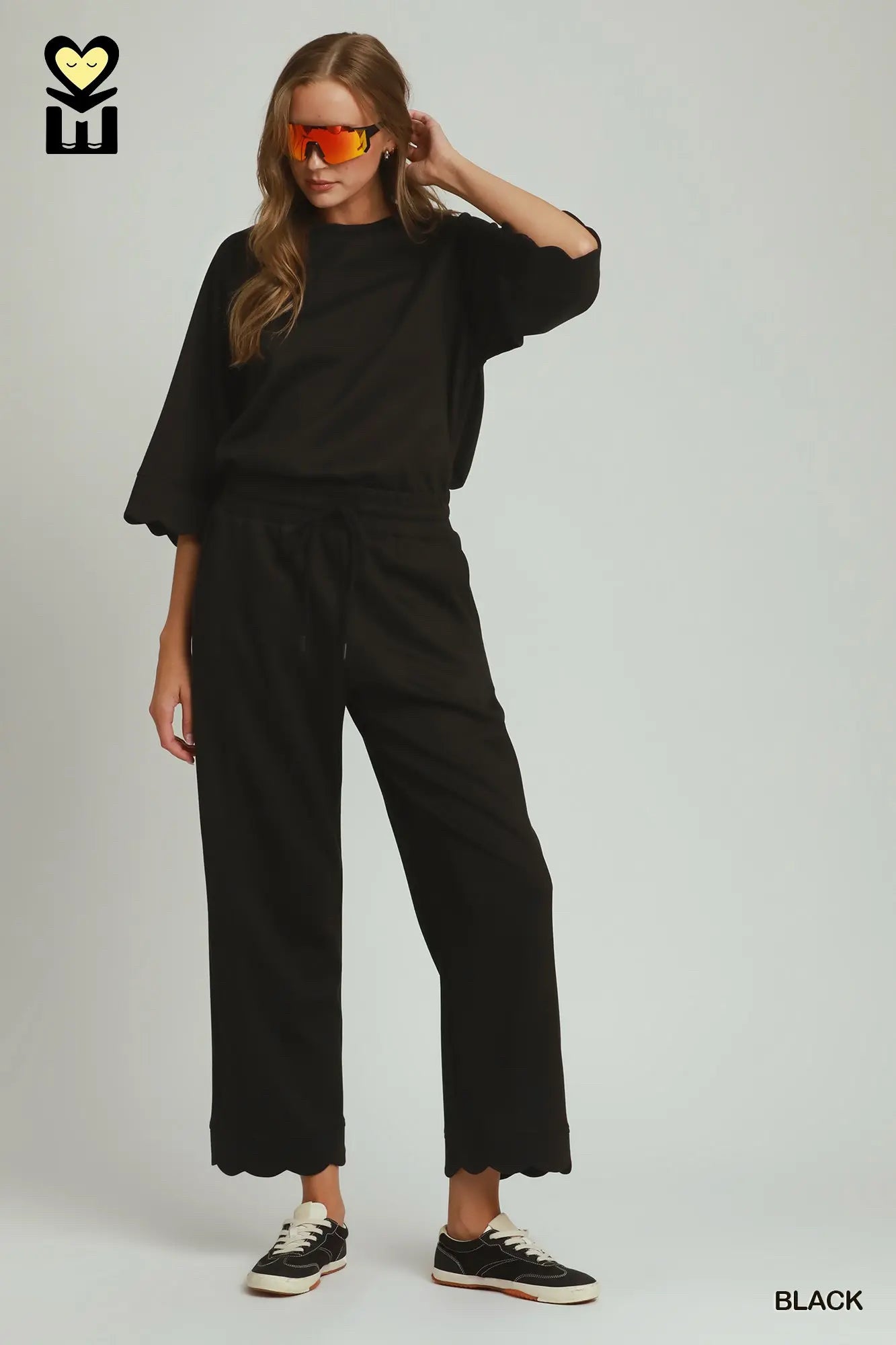 New UMGEE Black Dr Size S Short Sleeve PantSet